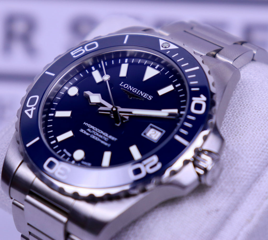 Case #529 — Longines Hydroconquest 42 MM (Blue) Ref. L3.788.4.96.6