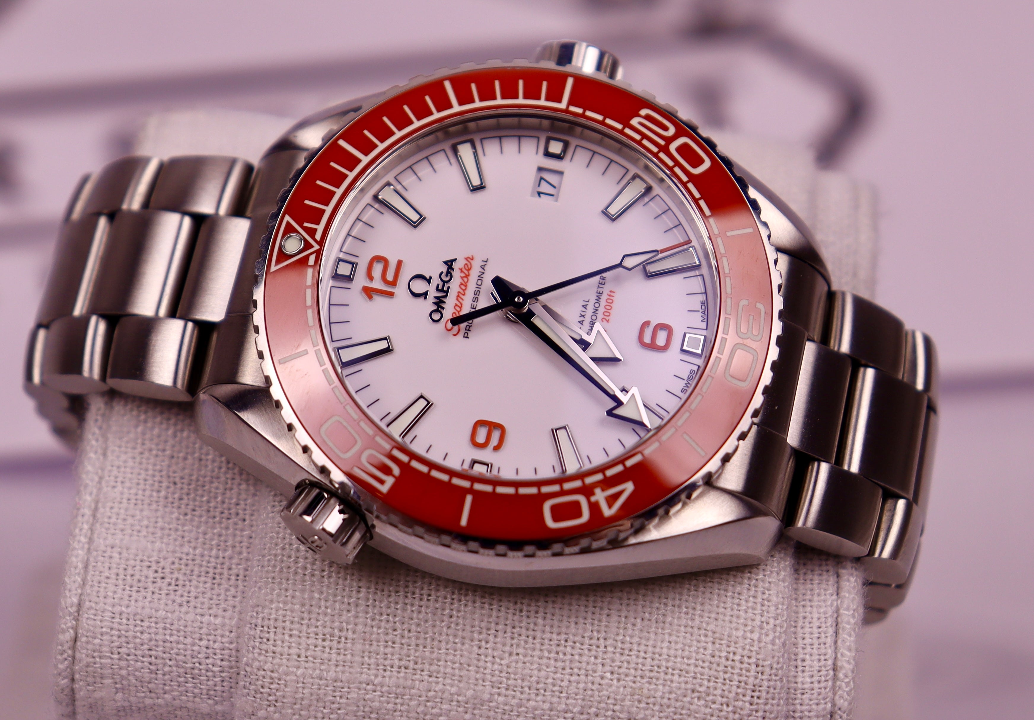 CASE #150 - OMEGA SEAMASTER PLANET OCEAN “CREAMSICLE” Ref. 215.30.44.21.04.001