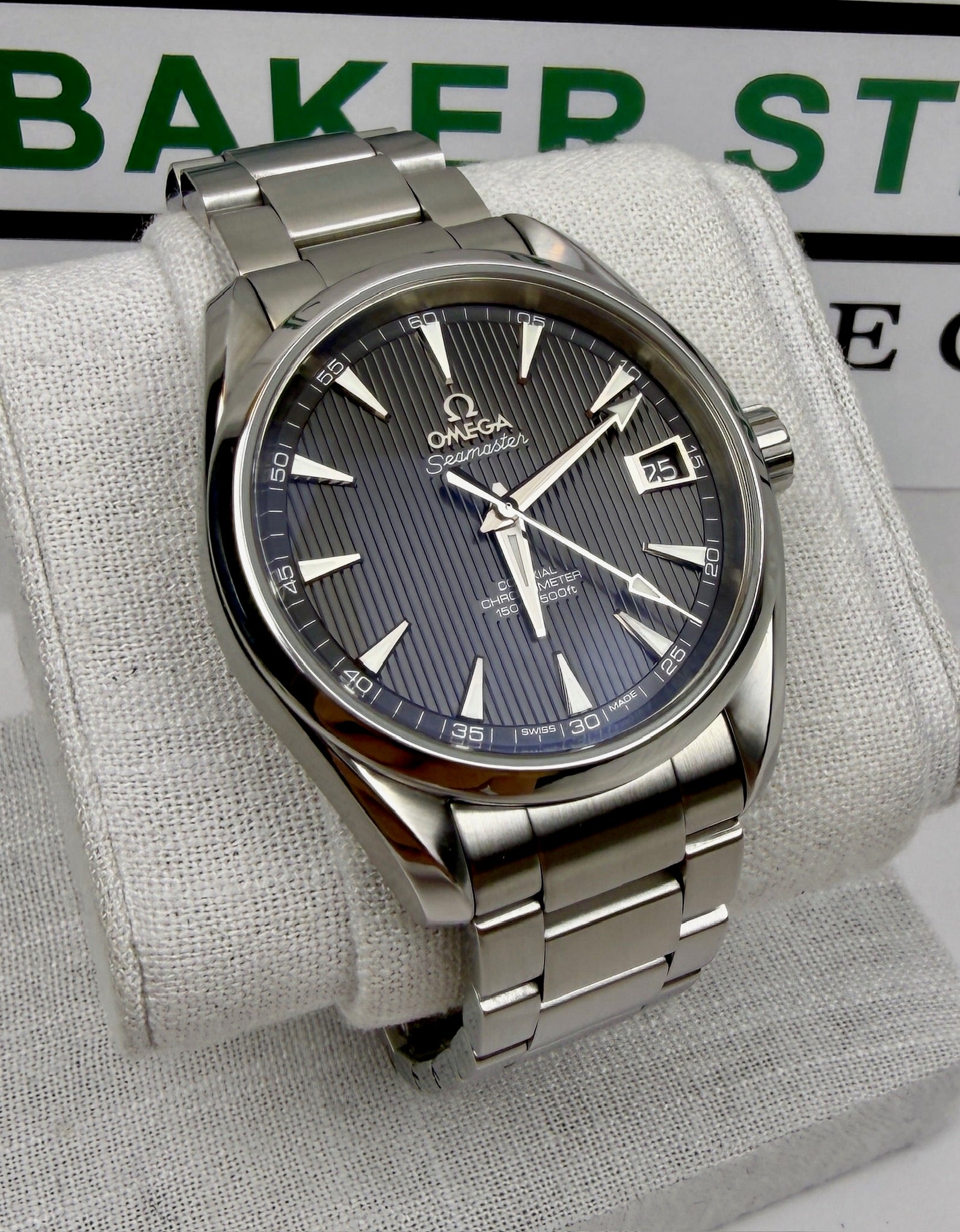 Case #273 — Omega Seamaster Aqua Terra 38.5mm Anthracite Teak Dial