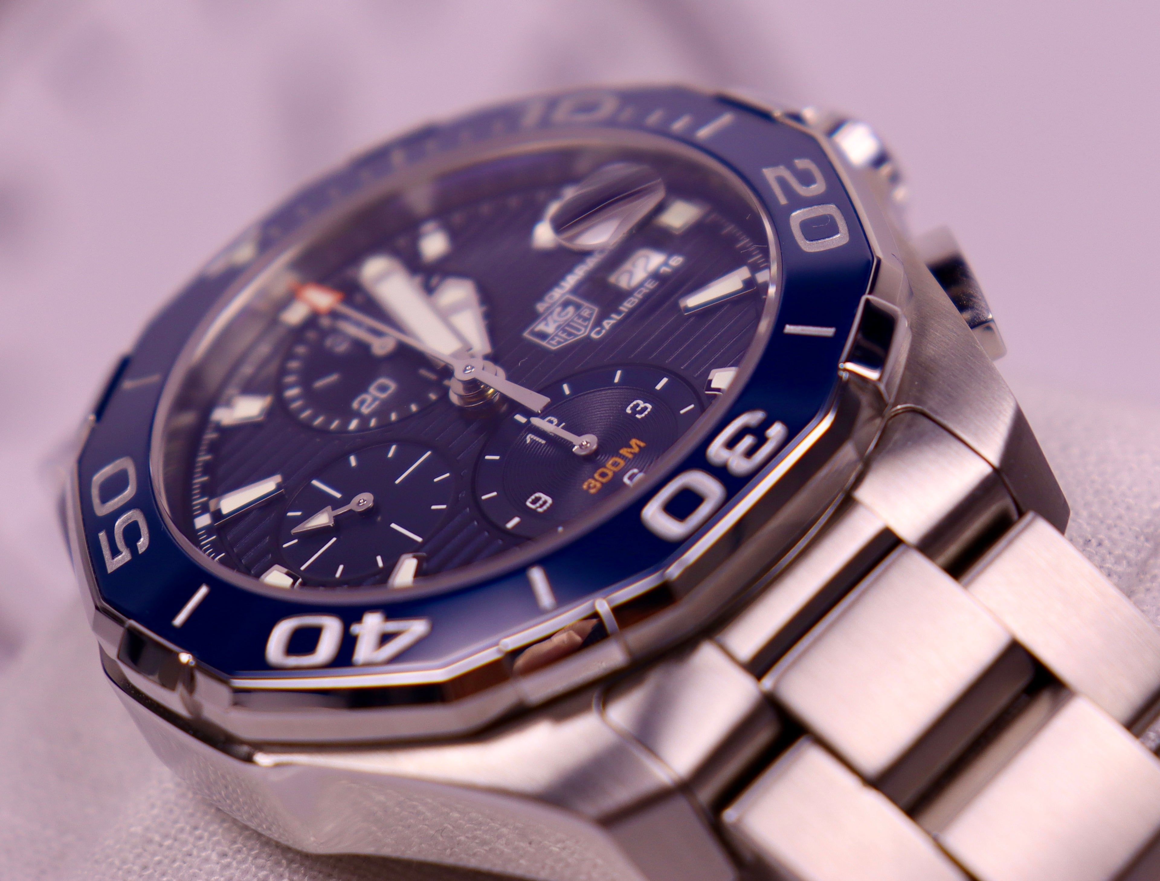 CASE #127 - TAG HEUER AQUARACER CHRONOGRAPH “TRIPLE BLUE” – REF. CAY211B.BA0927