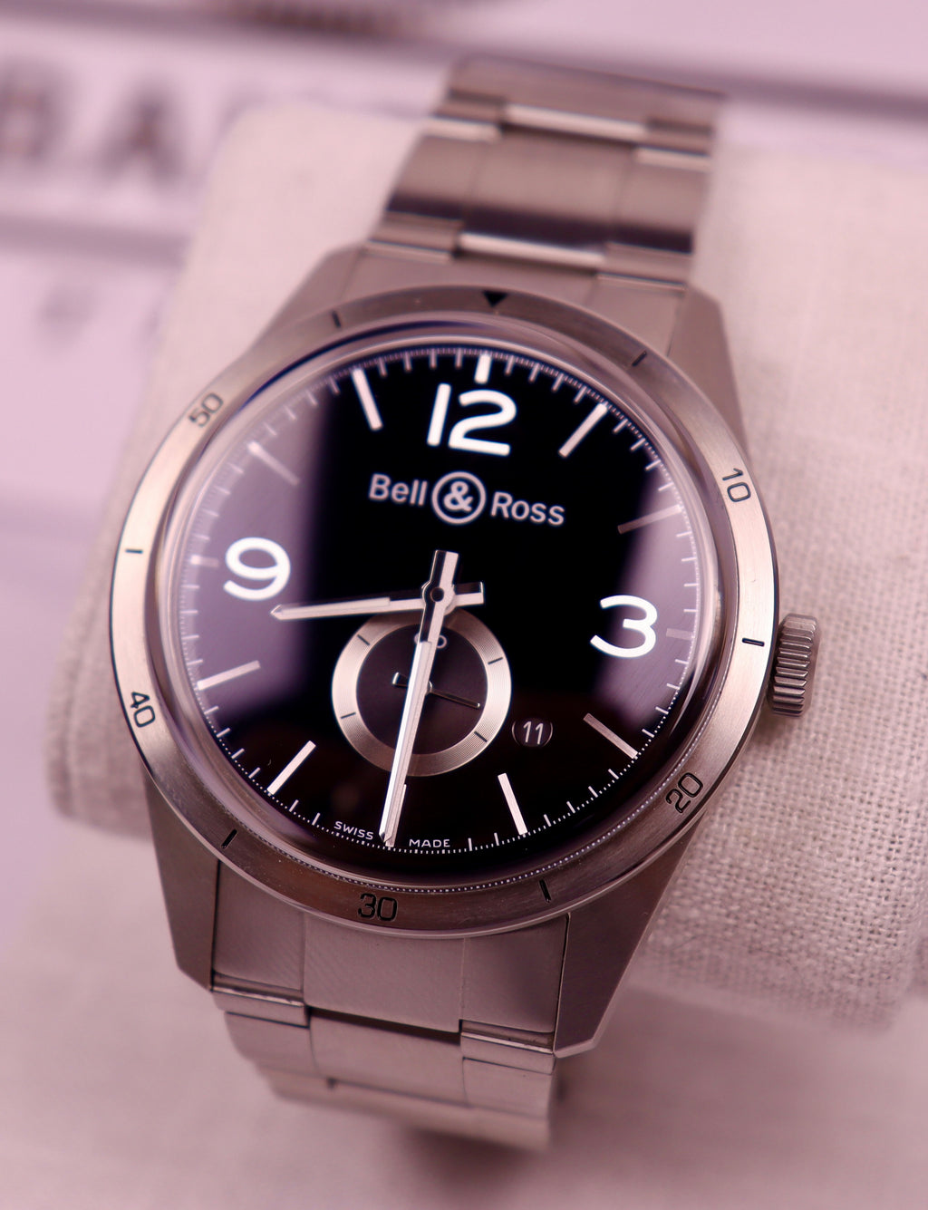 Case #420 — Bell & Ross BR 123 Original Black Ref. BRV123-BL-ST/SST