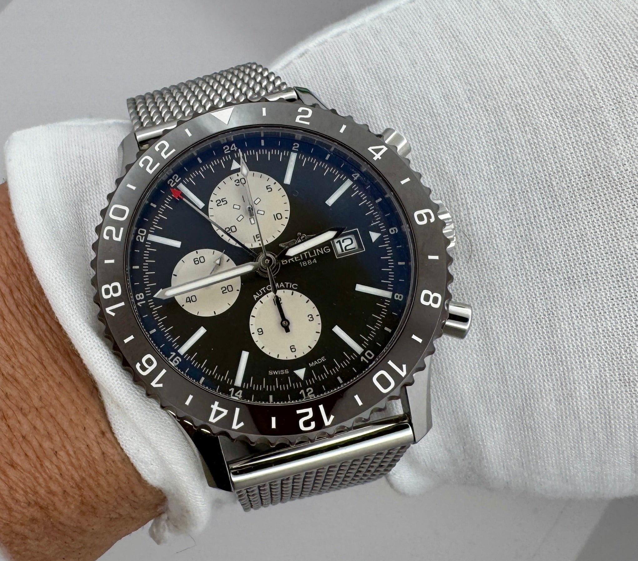 Case #82 – Breitling Chronoliner Y2431016 "Chocolate Brown"