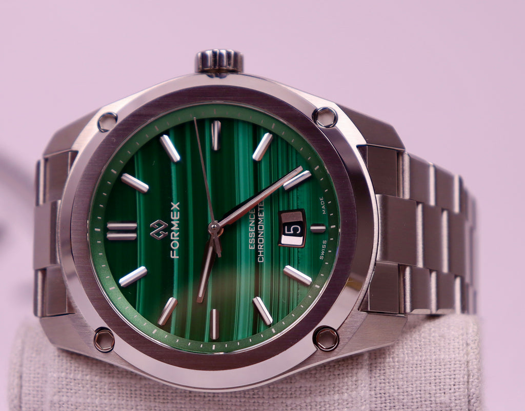 Case #134 — Formex Essence 43 Malachite Chronometer
