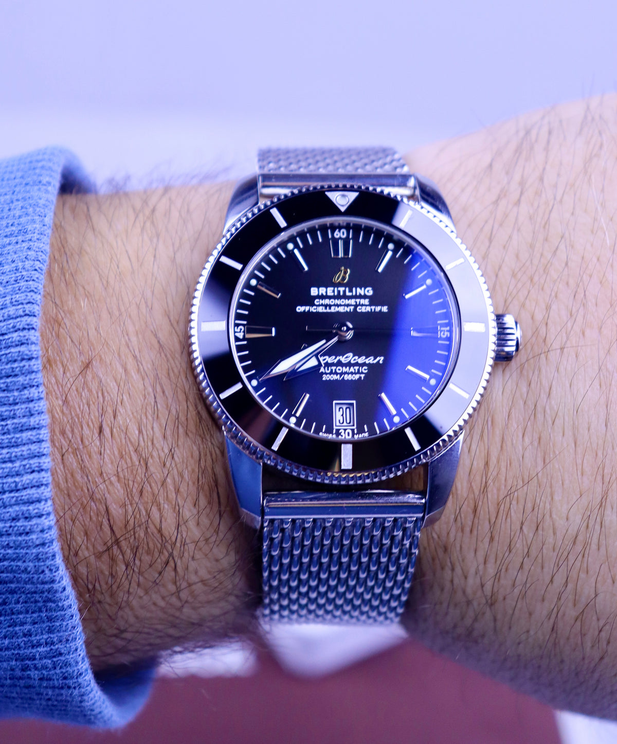 Case #699 — Breitling Superocean Heritage II (42MM Black) Ref. AB2010121B1A1