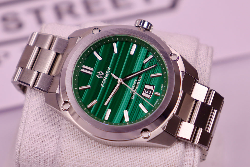 Case #134 — Formex Essence 43 Malachite Chronometer