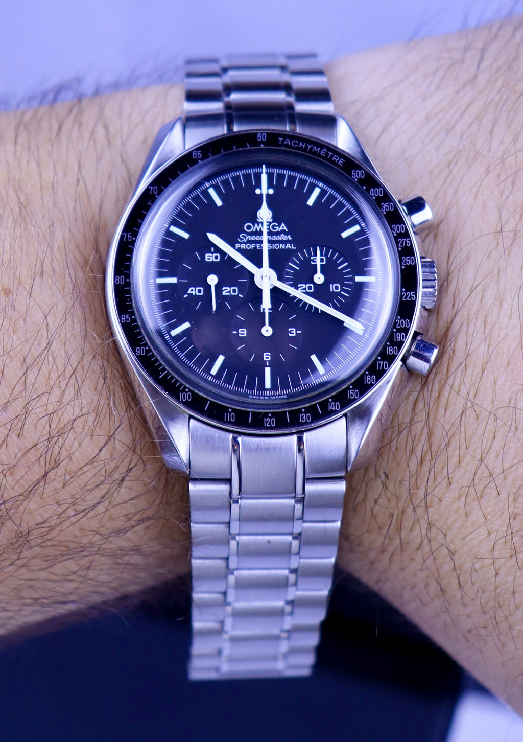 Case #653 — Omega Speedmaster Professional Moonwatch (Hesalite) Ref. 3570.50
