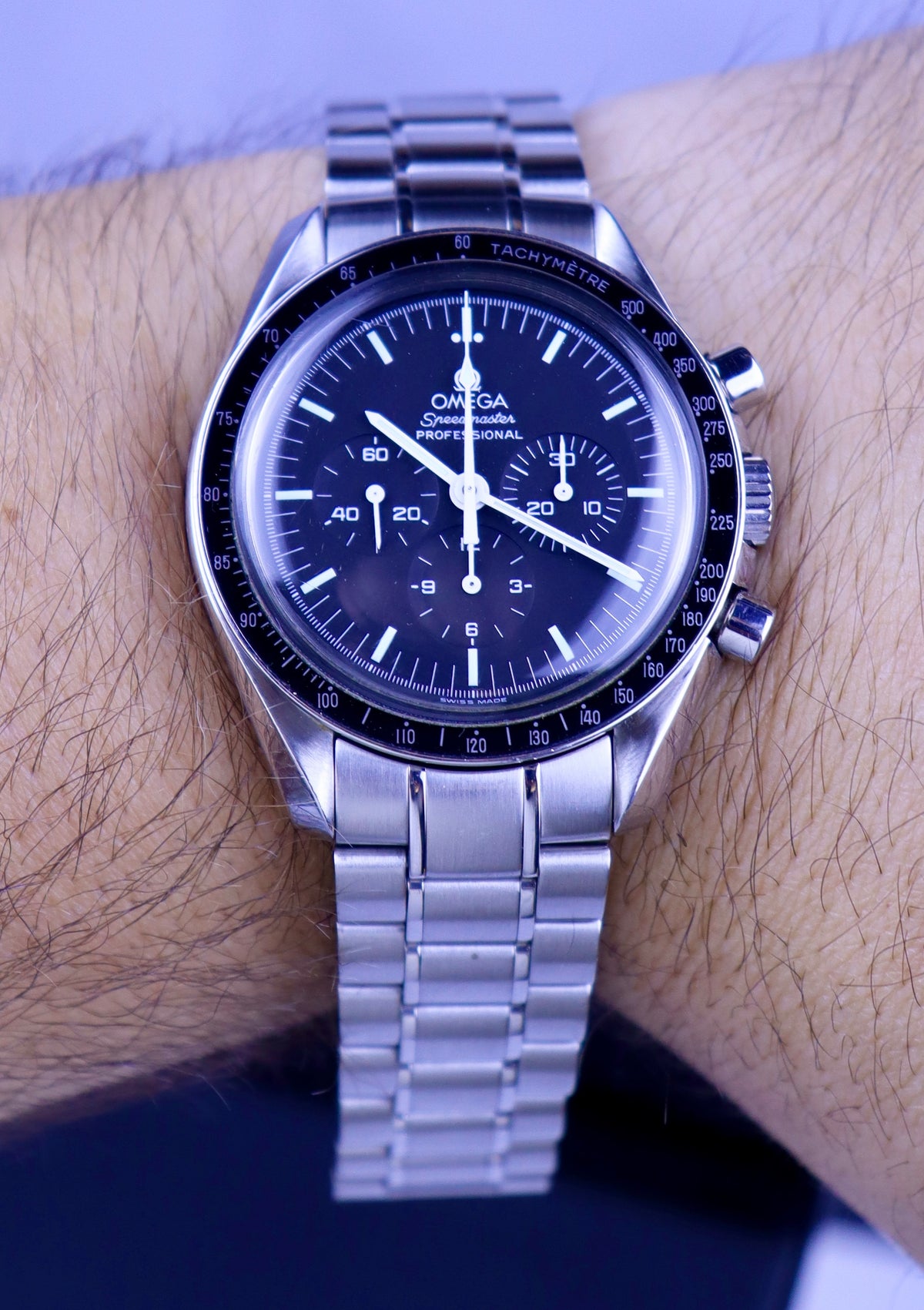 Case #653 — Omega Speedmaster Professional Moonwatch (Hesalite) Ref. 3570.50