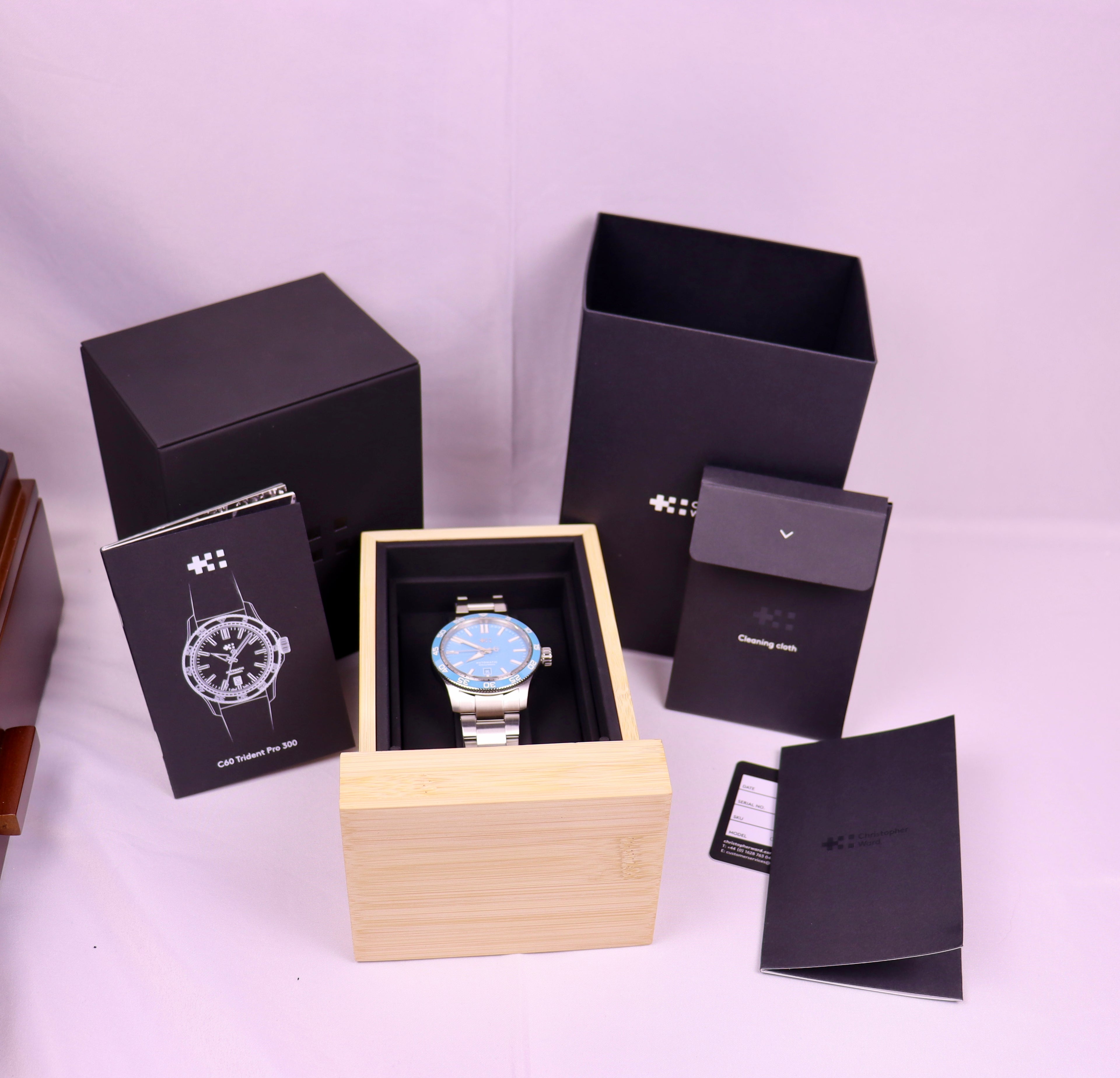 Case #346 — Christopher Ward C60 Trident Pro 300 Ref. C60-42ADA31S0BB2