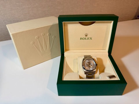 Case #111 — Rolex Oyster Perpetual 36mm Ref. 116000 Silver Concentric Dial