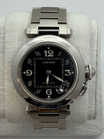 Case #110 — Cartier Pasha 35mm Black Dial Automatic Ref. W31043M