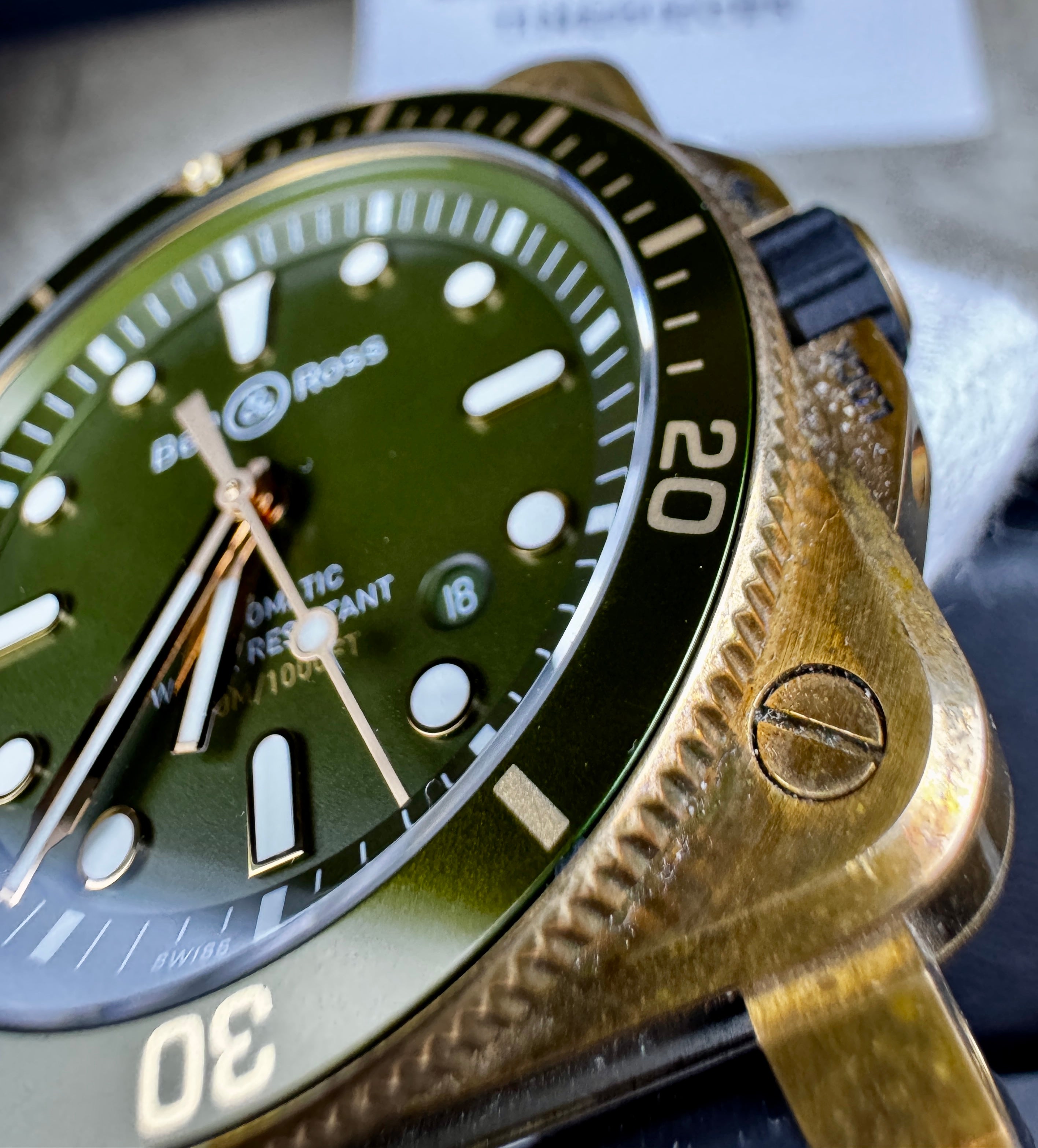 Bell & Ross Diver Bronze Green - Ref. BR0392-D-G-BR/SCA - Limited Edition