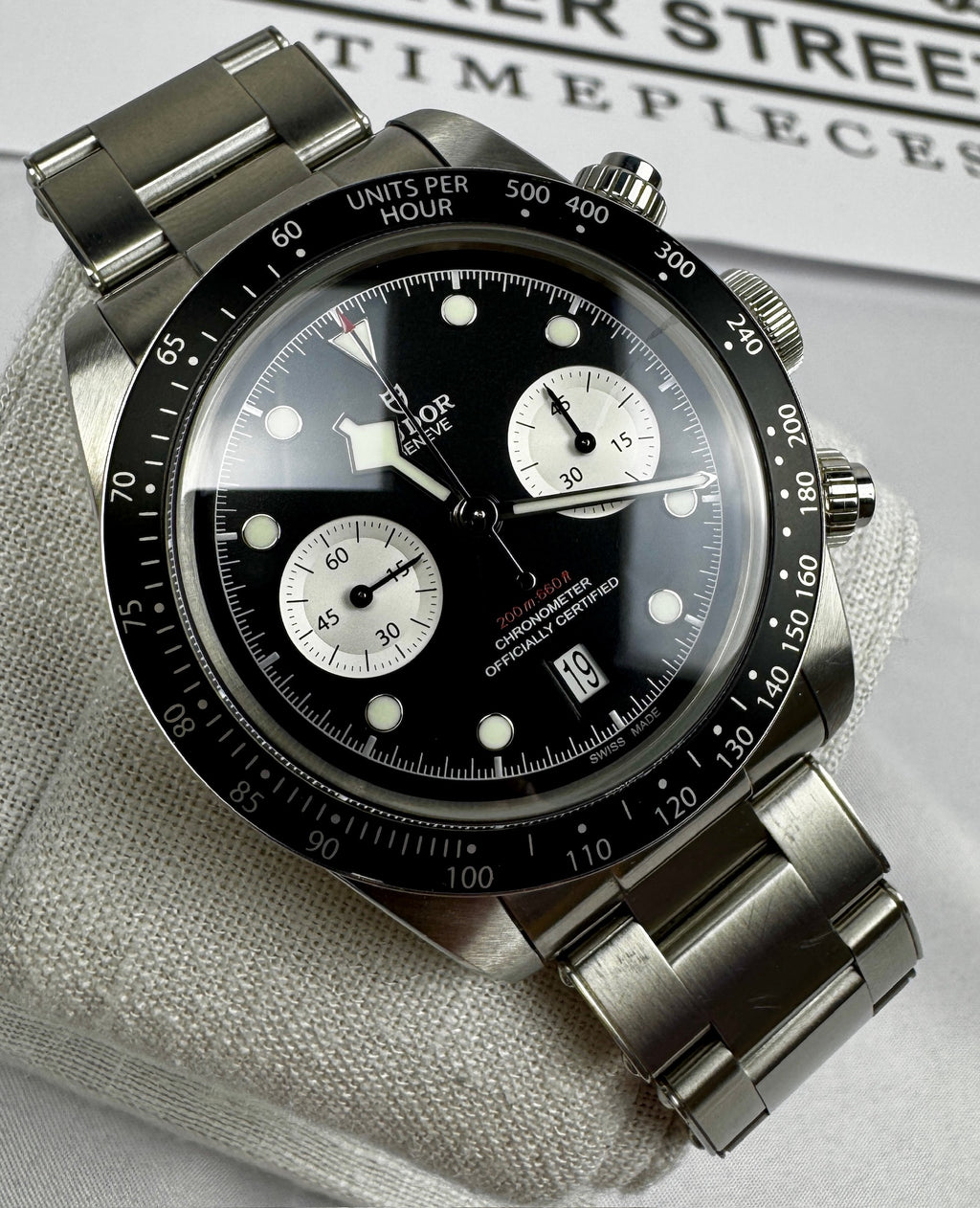 Case #58-  Pre-Owned Tudor Black Bay Chronograph Ref. M79360N —