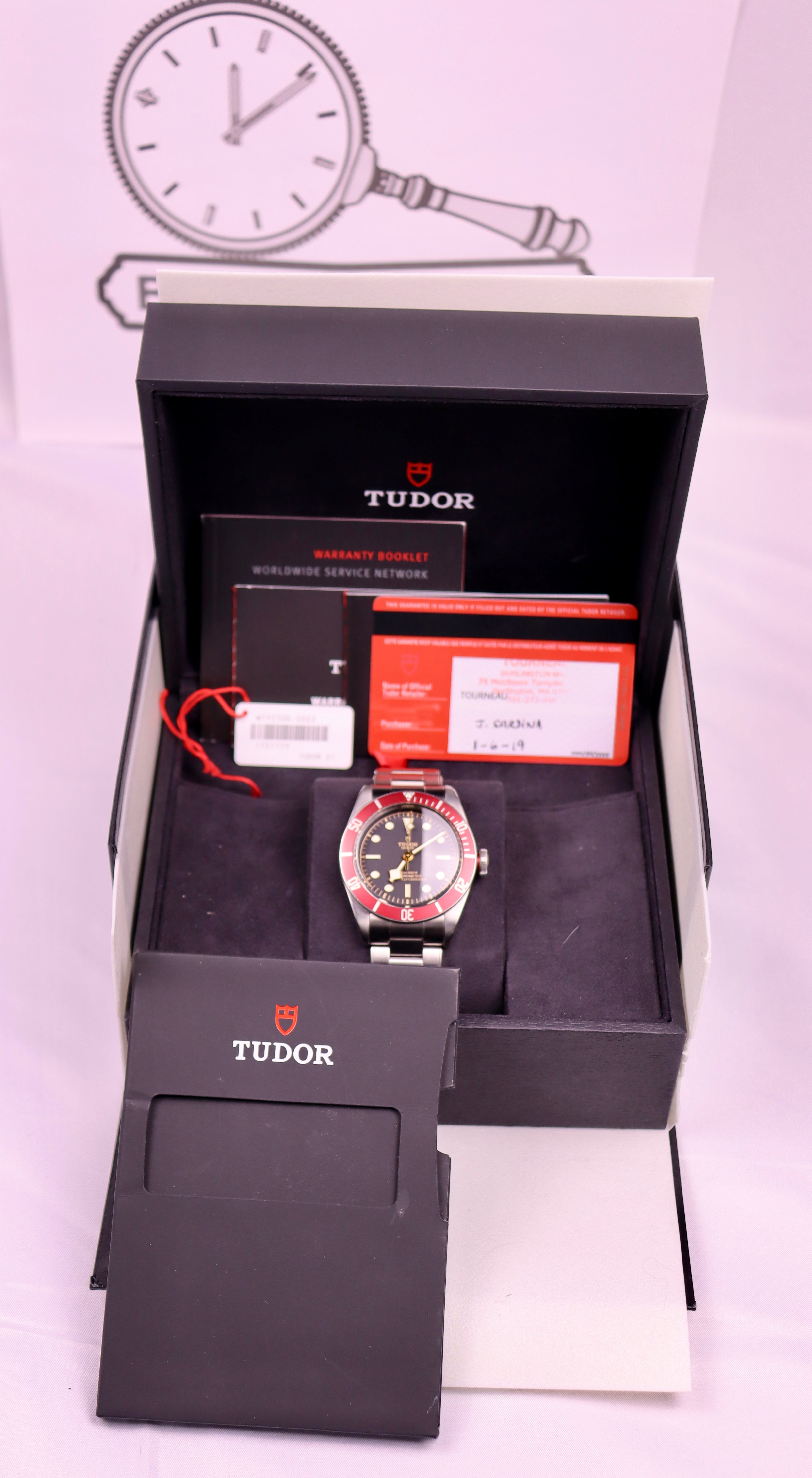 Case #386 — Tudor Black Bay 41 Red Ref. 79230R