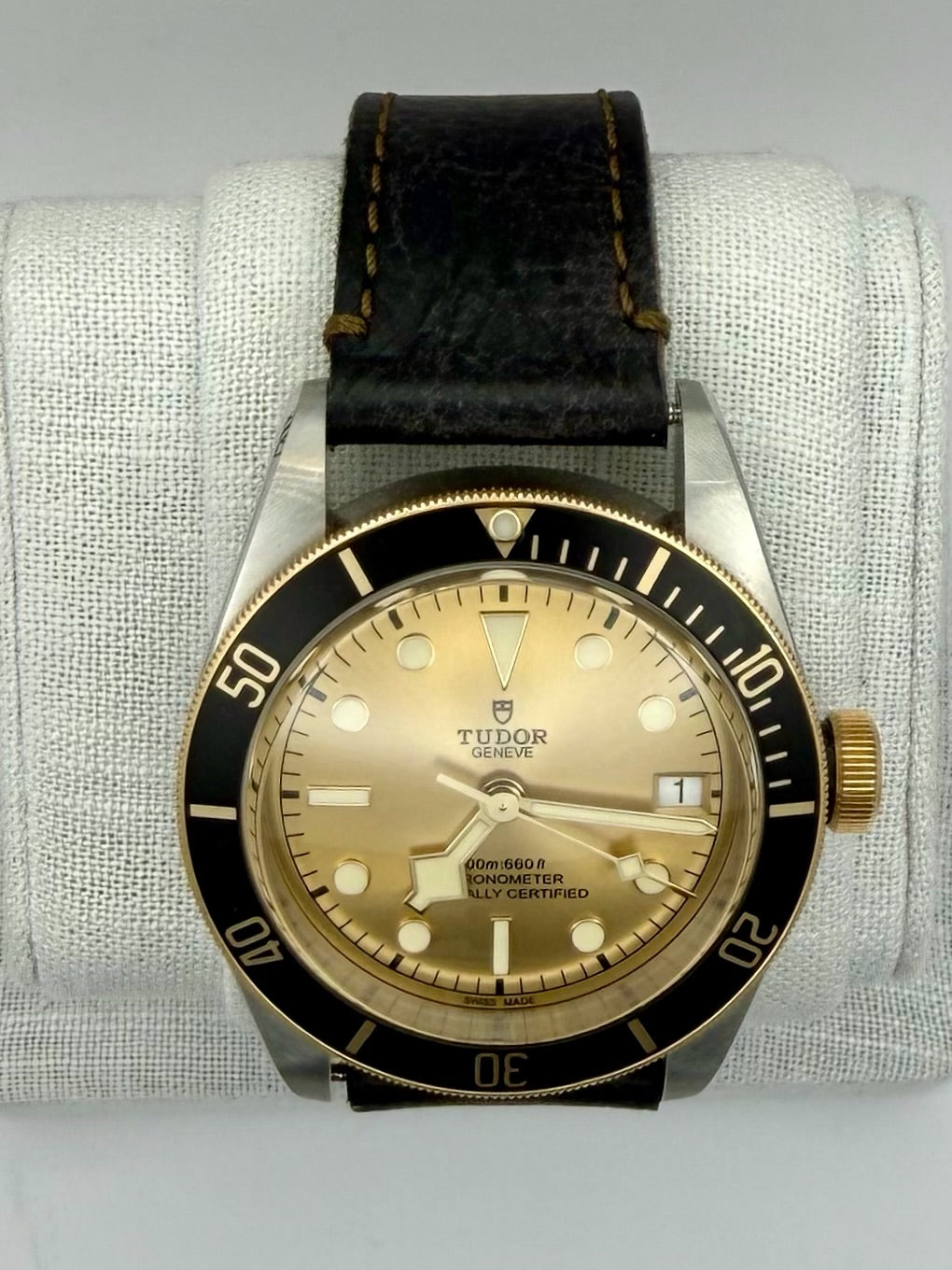 Case #107: Tudor Black Bay Heritage Two-Tone Champagne Dial 79733N