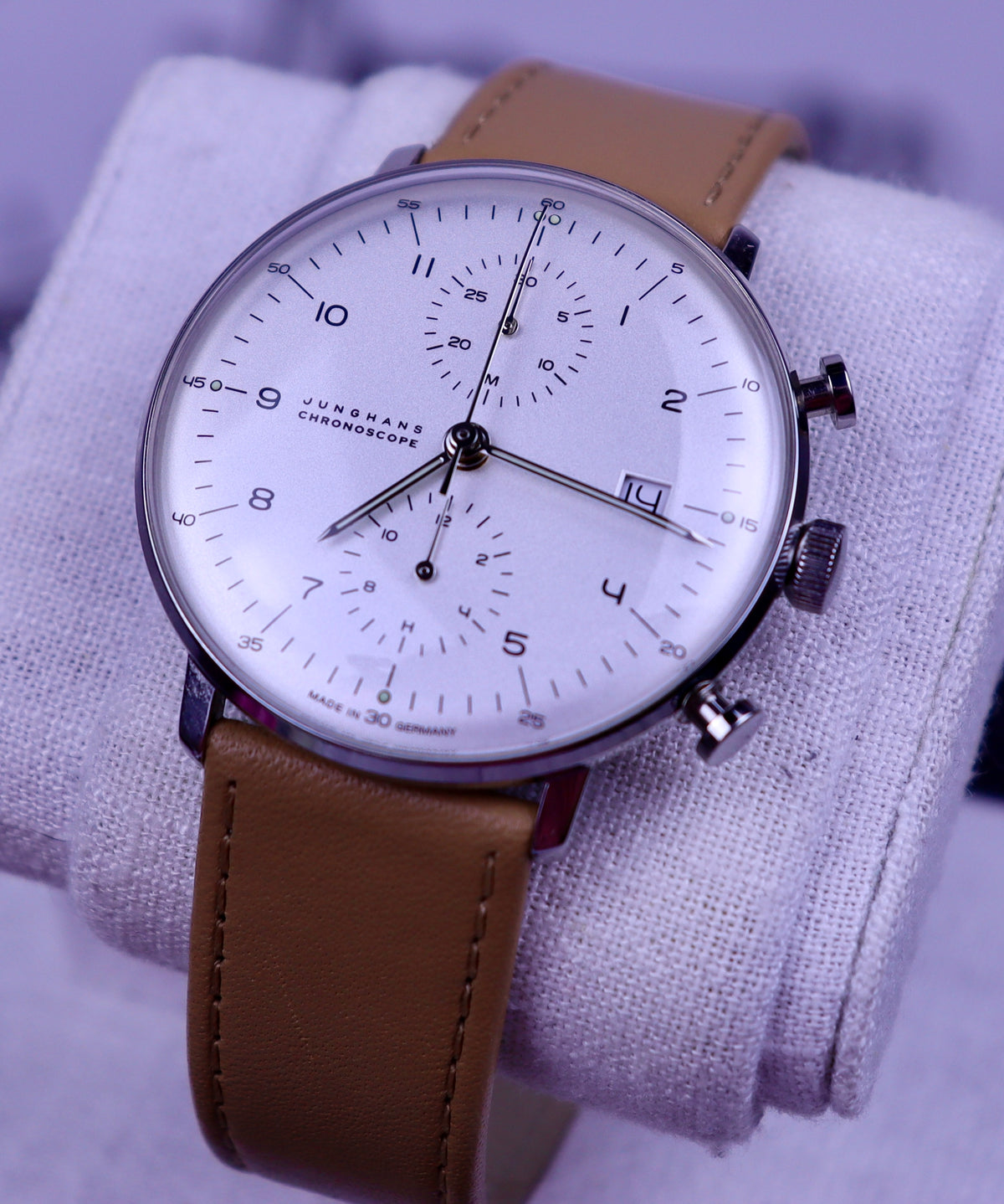Case #673 — Junghans Max Bill Chronoscope Ref. 027/4502.04