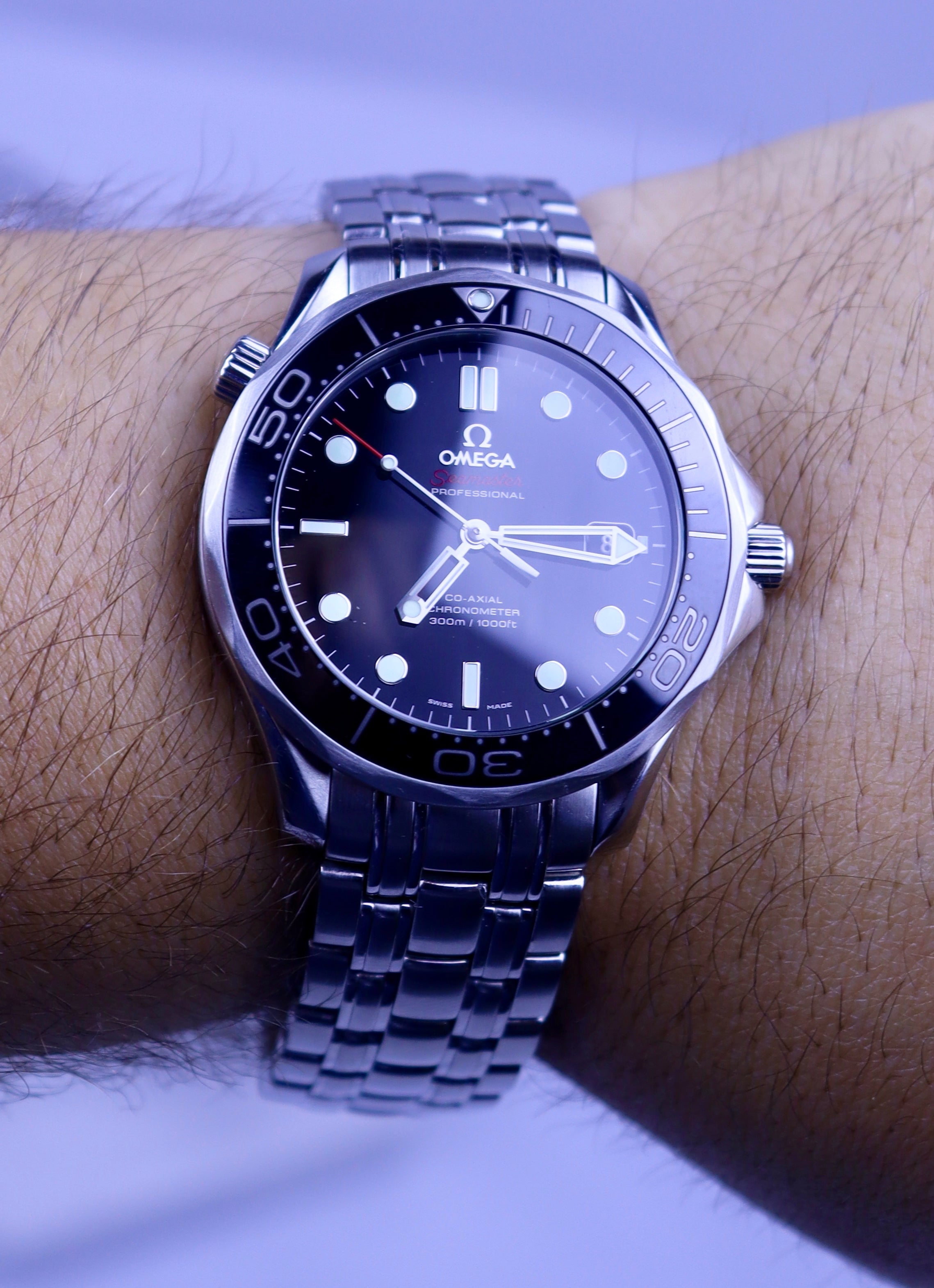 Case #535 — Omega Seamaster Professional Black (No Wave) Ref. 212.30.41.20.01.003