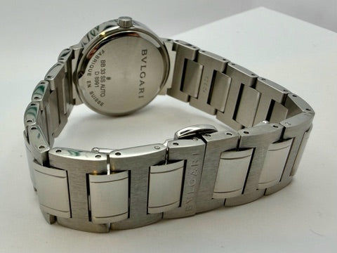 Case #130 — Bulgari BB33SS Automatic Silver Dial