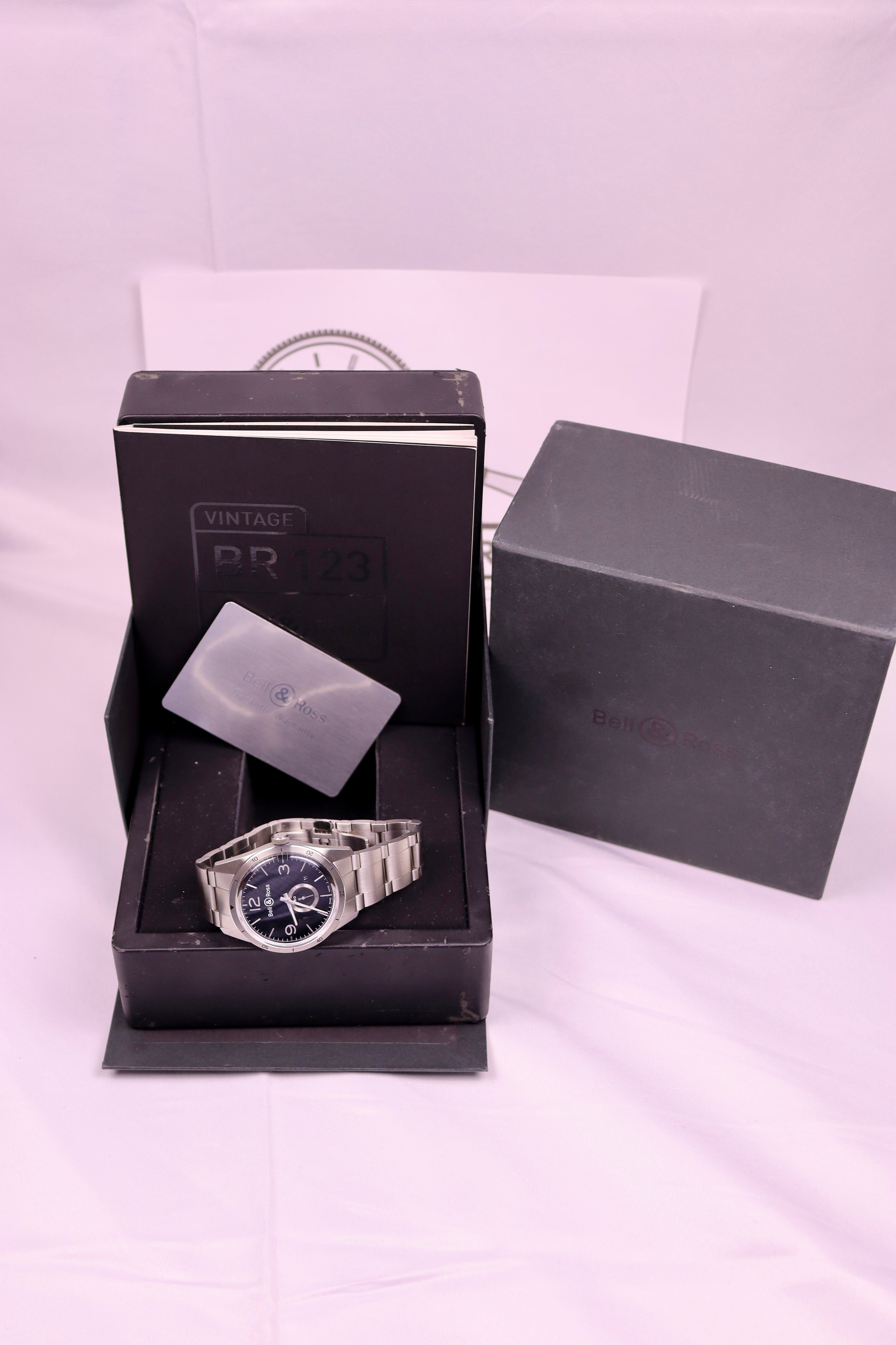 Case #420 — Bell & Ross BR 123 Original Black Ref. BRV123-BL-ST/SST
