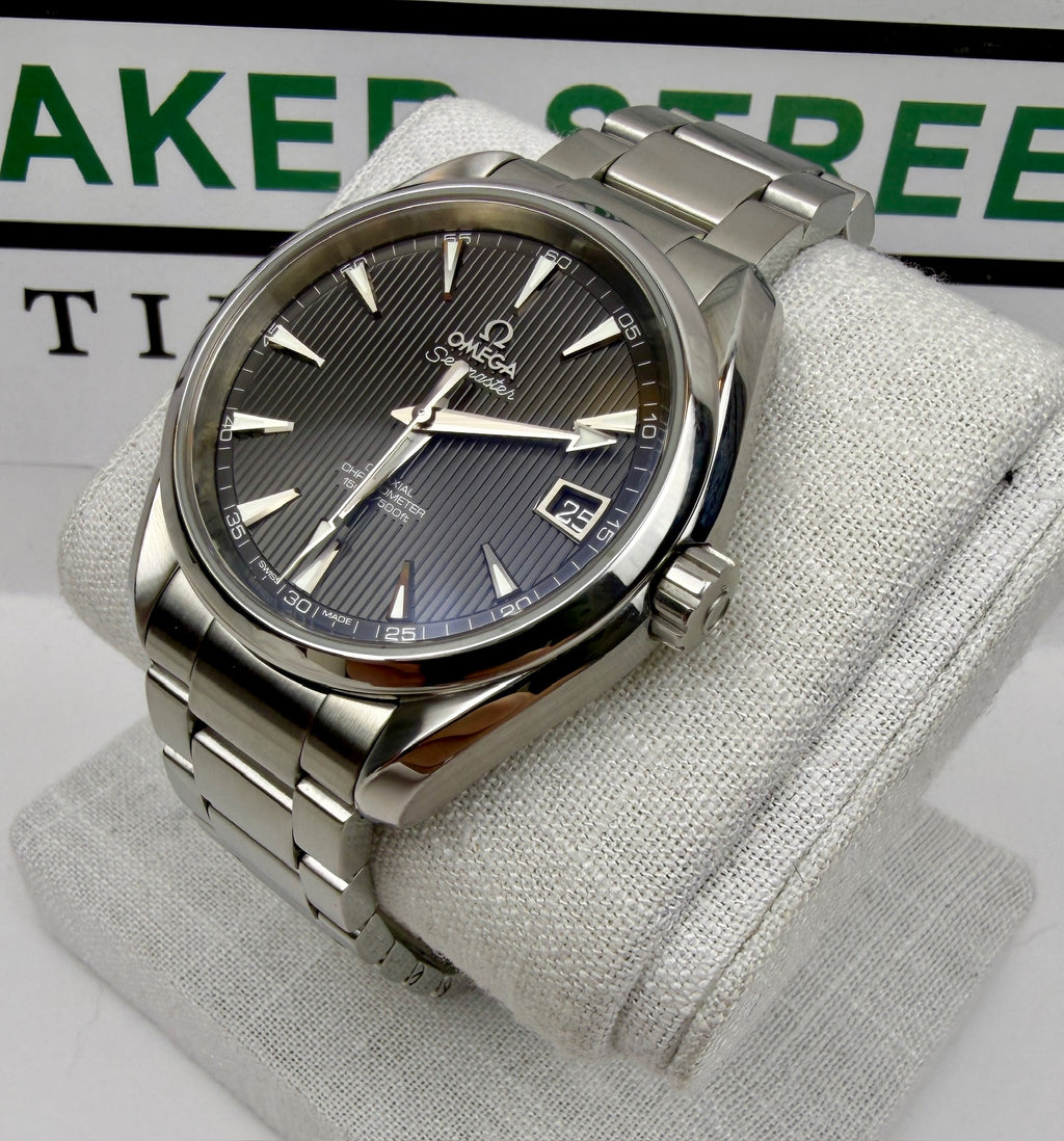 Case #273 — Omega Seamaster Aqua Terra 38.5mm Anthracite Teak Dial