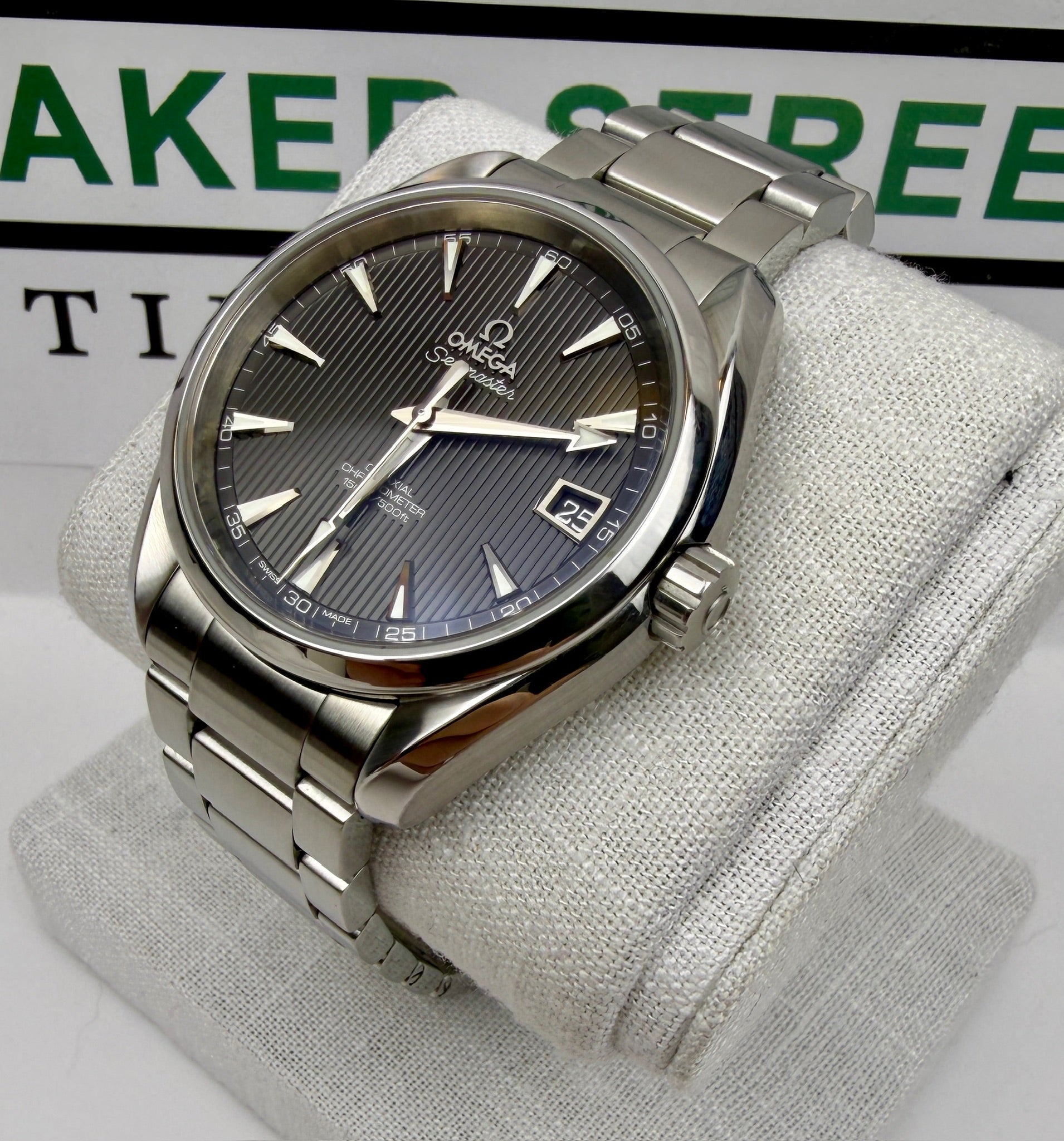 Case #273 — Omega Seamaster Aqua Terra 38.5mm Anthracite Teak Dial