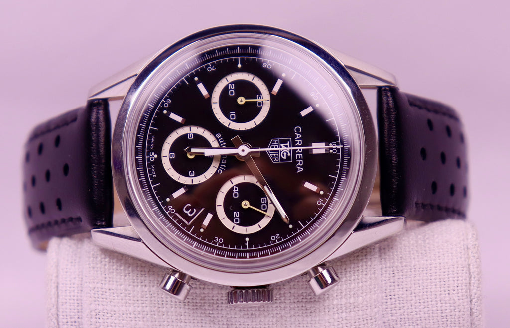 Case #720 — TAG Heuer Carrera Chronograph Black Ref. CV2113