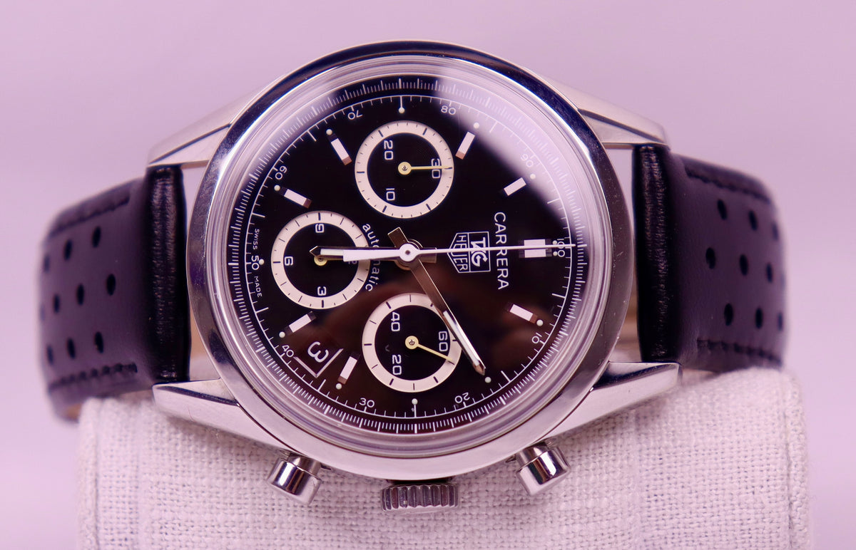 Case #720 — TAG Heuer Carrera Chronograph Black Ref. CV2113