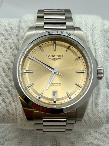 Case #122 — Longines Conquest 38mm “Champagne Dial” Ref. L3.720.4.62.6