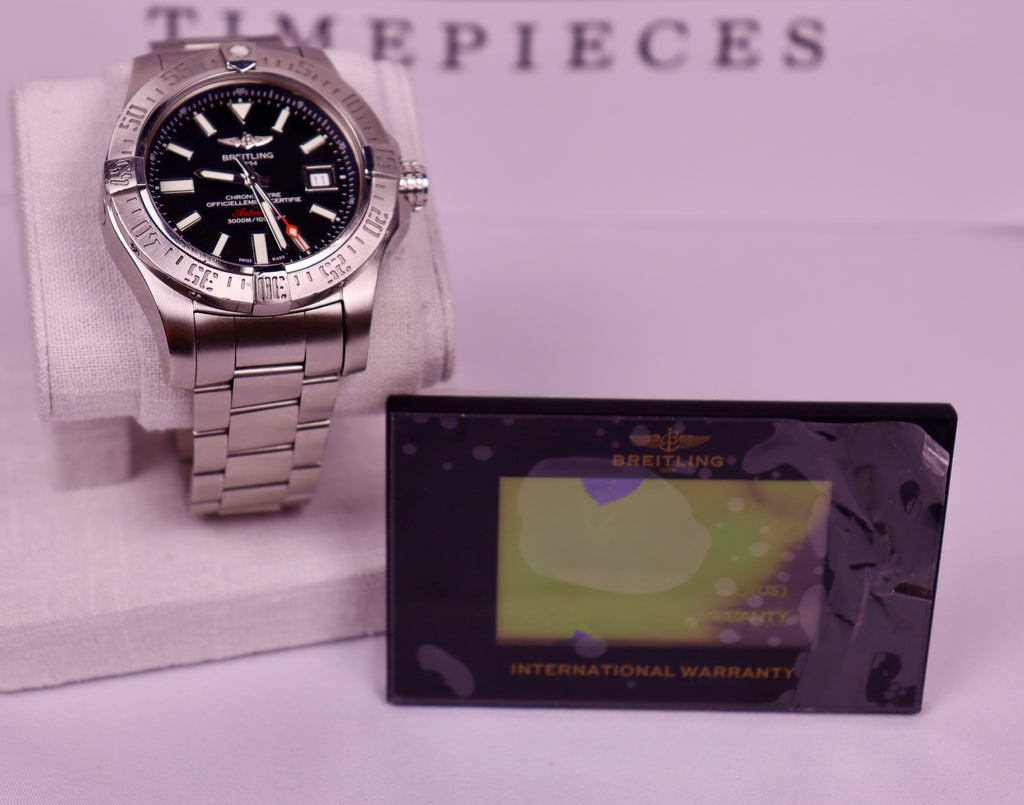 Case #342 — Breitling Avenger Seawolf Black Ref. A17331