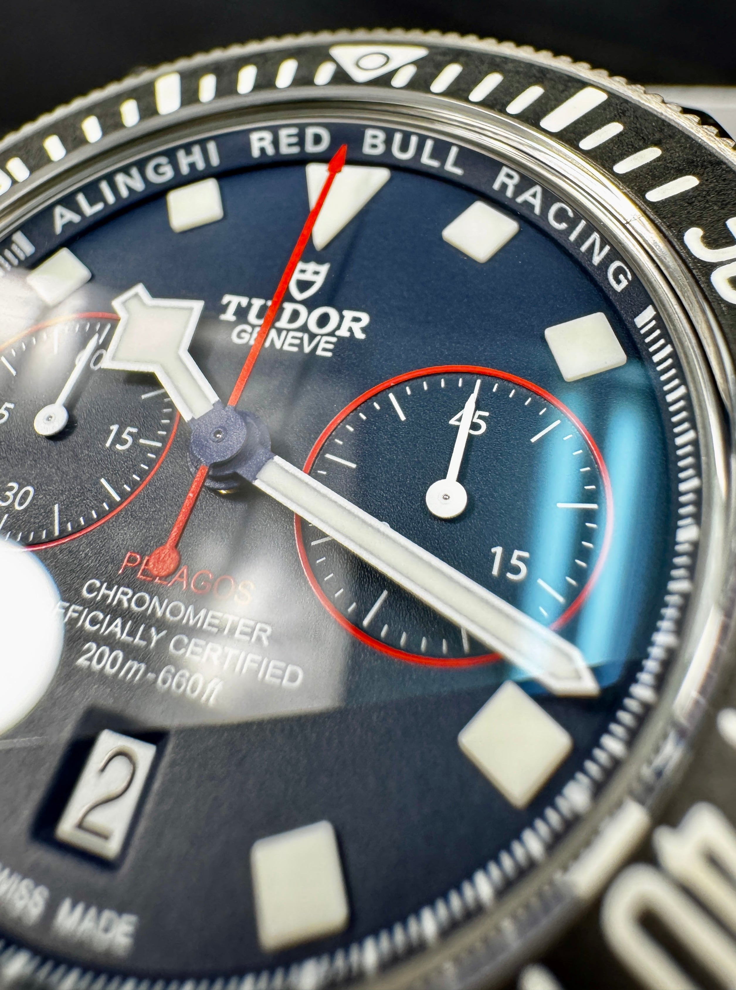 Tudor Pelagos FXD Chrono – Alinghi Red Bull Racing Edition - M25807KN-0001