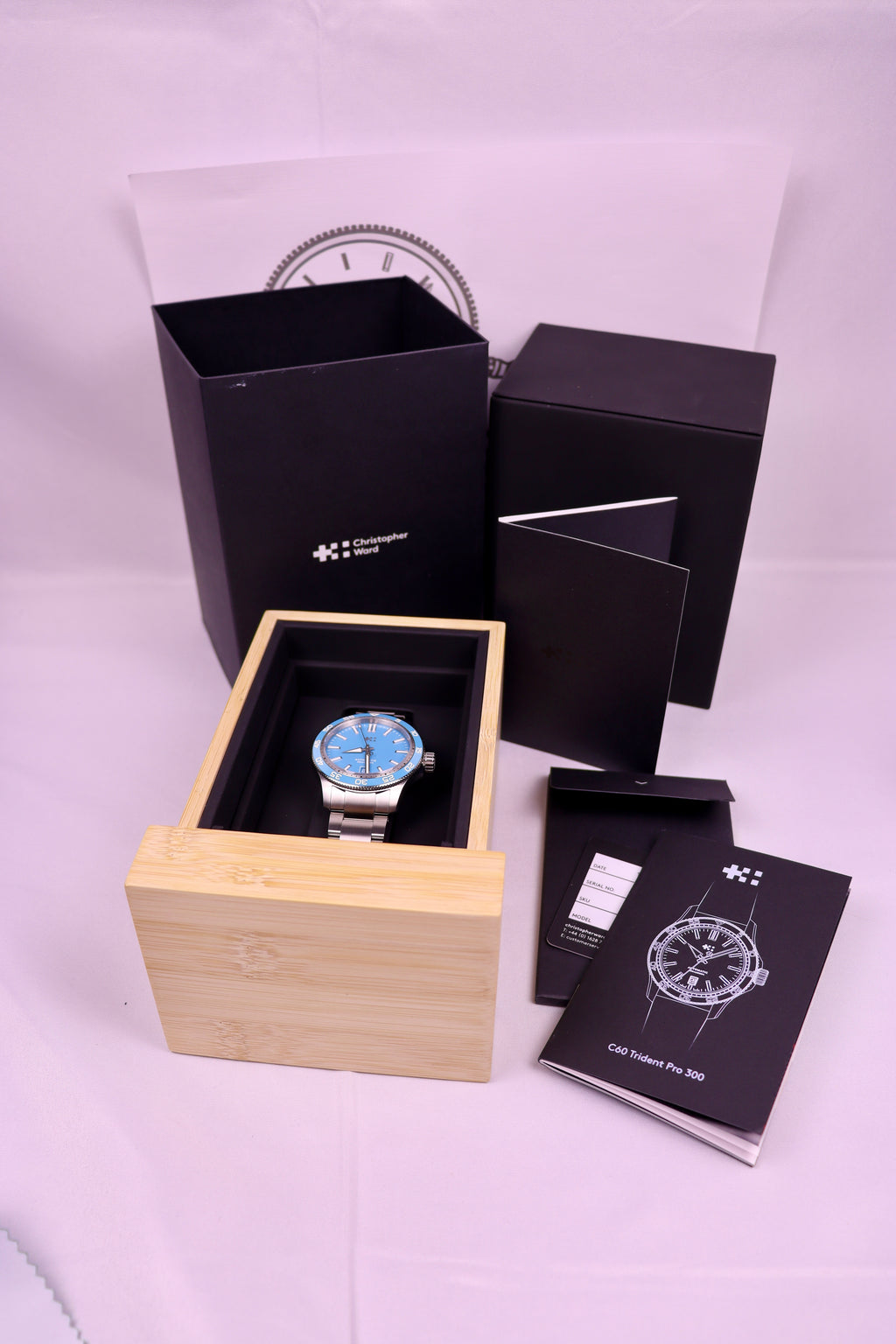Case #345 — Christopher Ward C60 Trident Pro 300 Ref. C60-40ADA31S0BB2