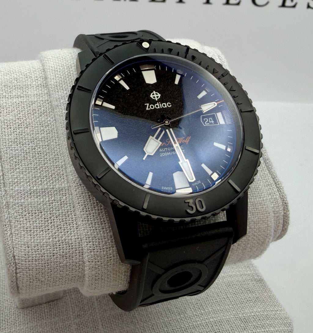 Case #153 — Zodiac Super Sea Wolf Black PVD Ref. Zo9297
