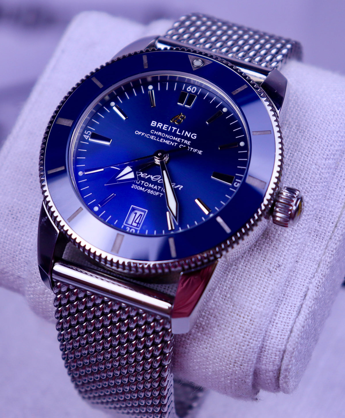 Case #674 — Breitling Superocean Heritage II 42MM Blue Ref. AB2010161C1A1
