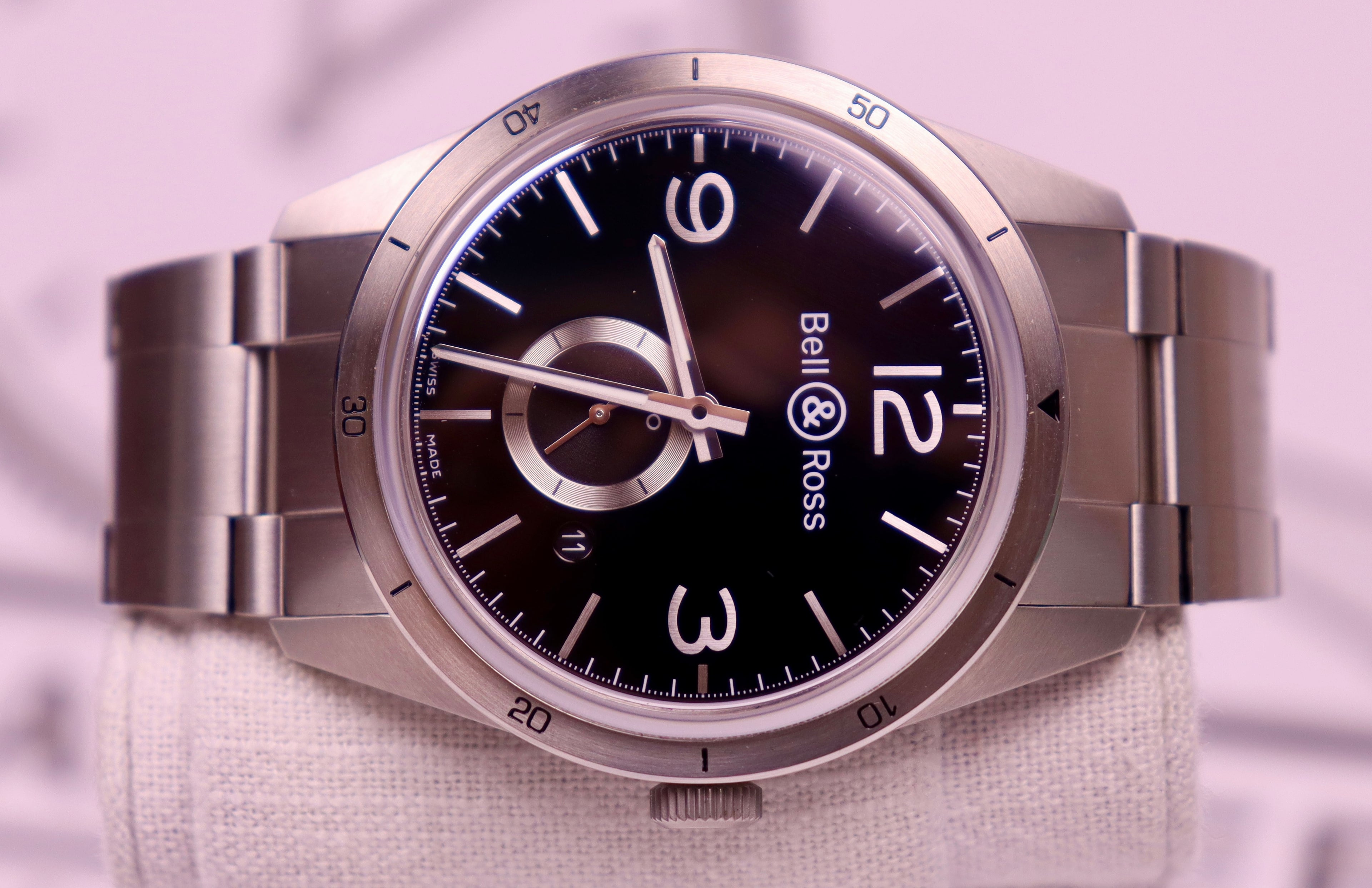 Case #420 — Bell & Ross BR 123 Original Black Ref. BRV123-BL-ST/SST