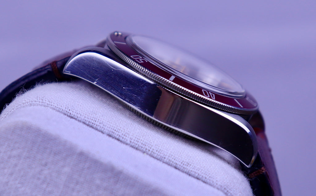 Case #657 — Tudor Black Bay 41 (Red Leather) Ref. 79230R