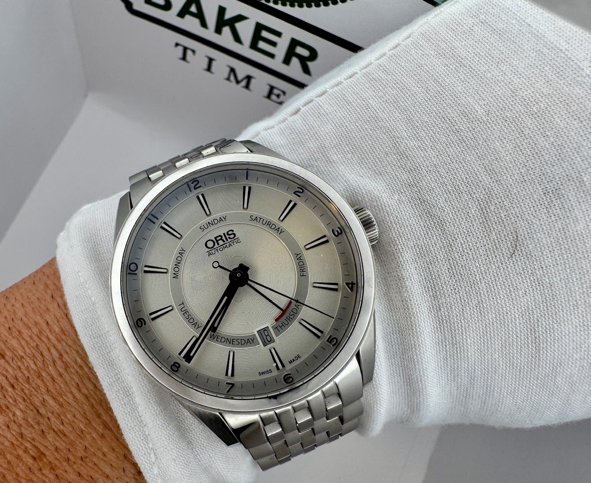 Case #94: Oris Artix Day Date Ref. 01 755 7742 4051-07 8 21 79