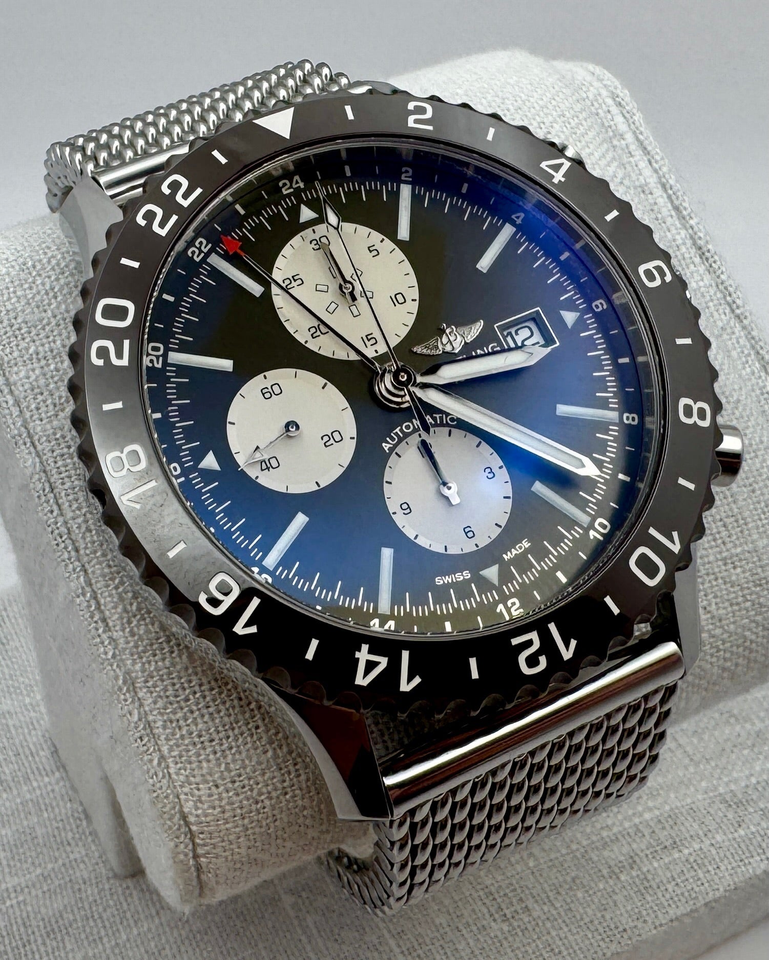 Case #82 – Breitling Chronoliner Y2431016 "Chocolate Brown"