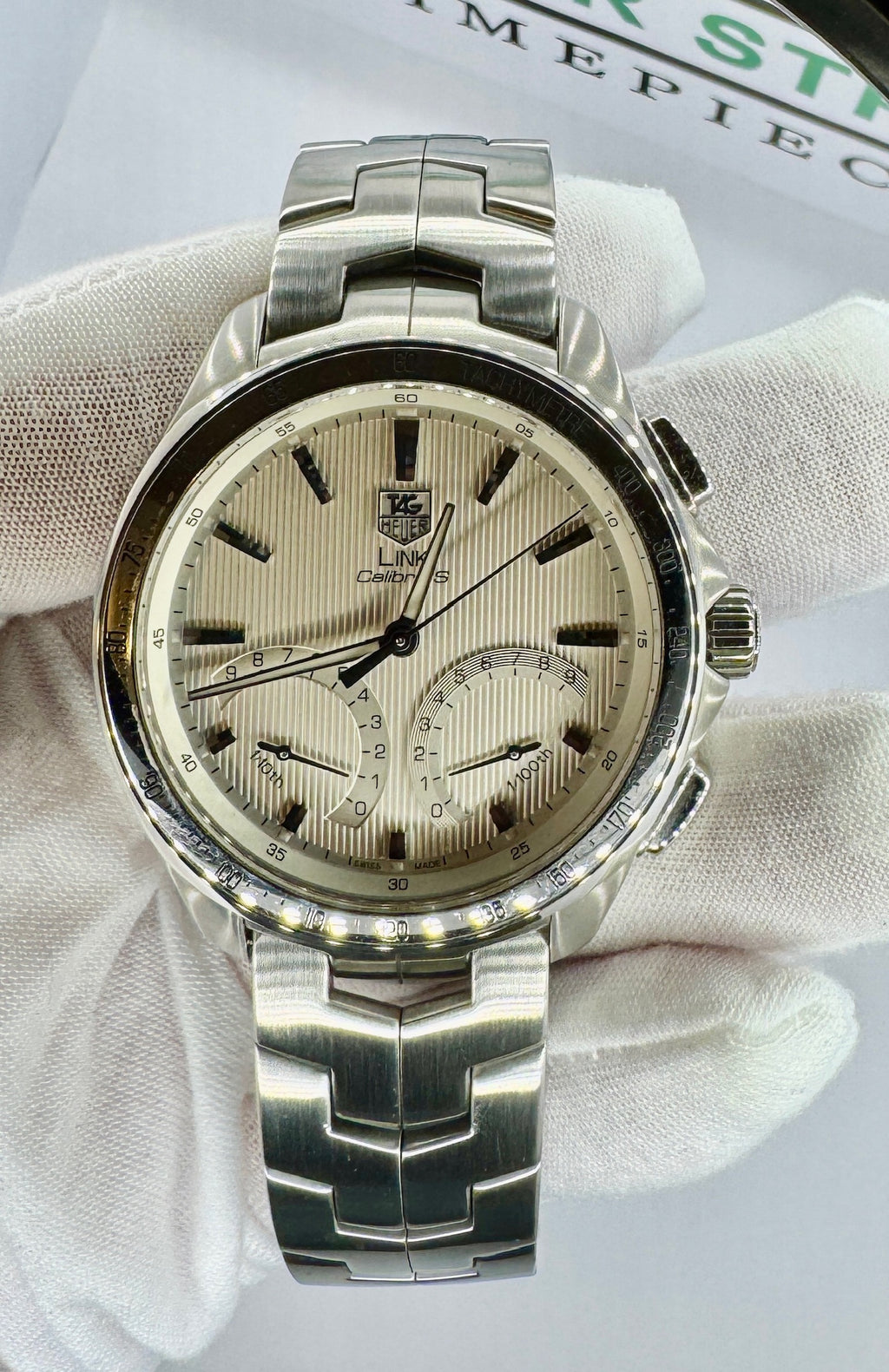 Case #0037 — Pre-Owned TAG Heuer Link Calibre S Chronograph (Ref. CAT7011.BA0952)