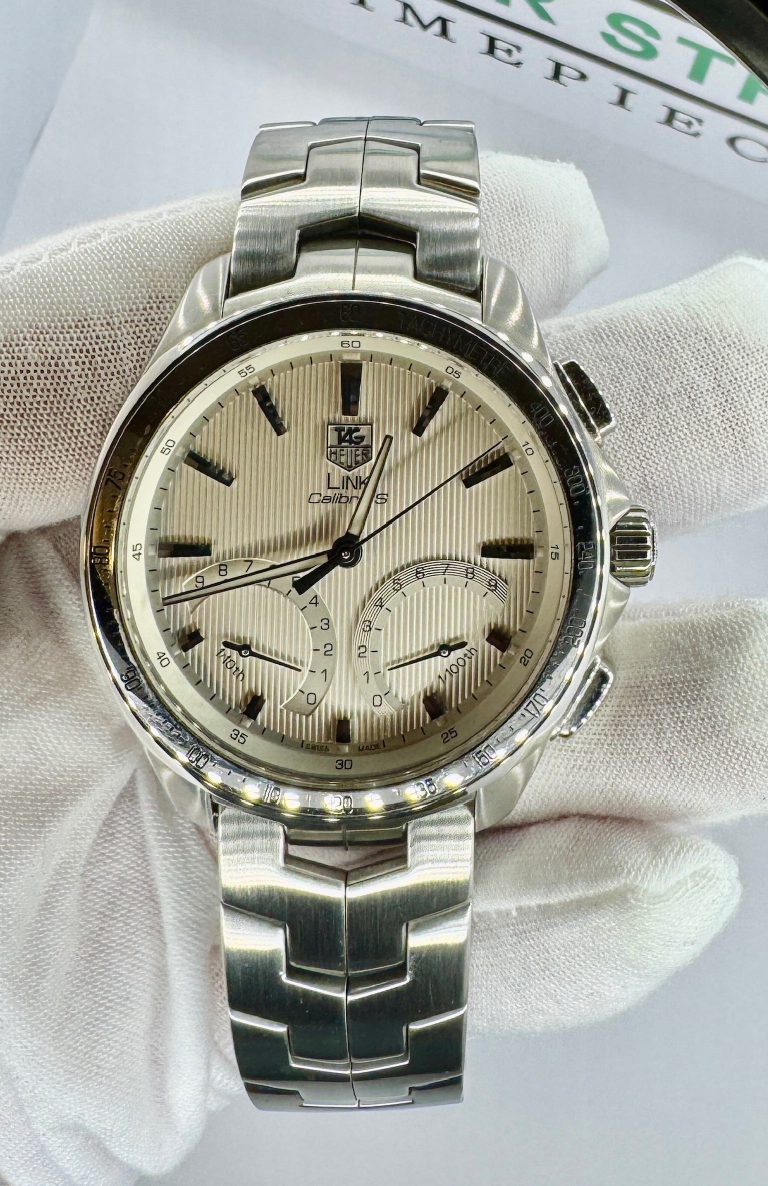 Case #0037 — Pre-Owned TAG Heuer Link Calibre S Chronograph (Ref. CAT7011.BA0952)