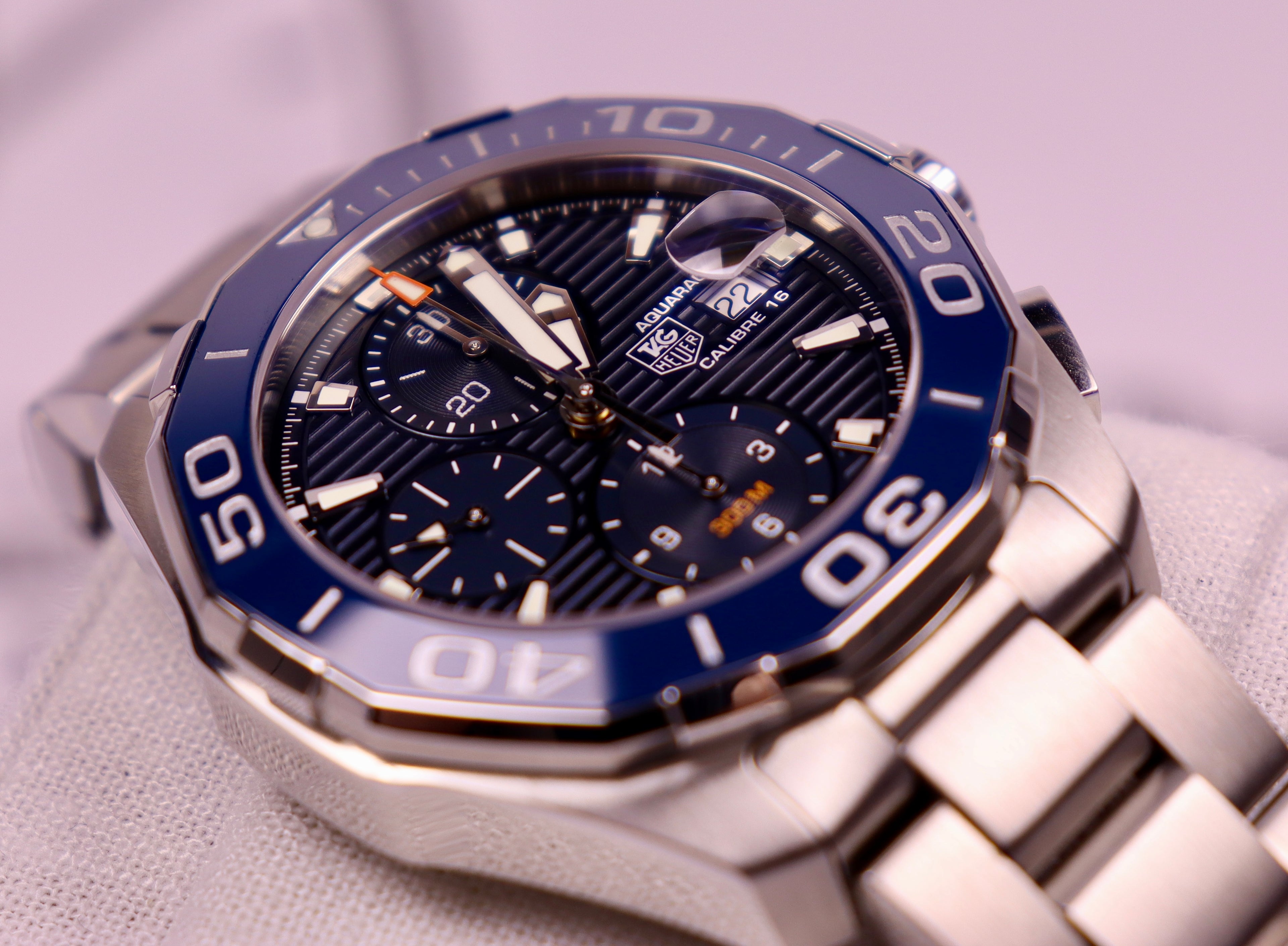 CASE #127 - TAG HEUER AQUARACER CHRONOGRAPH “TRIPLE BLUE” – REF. CAY211B.BA0927