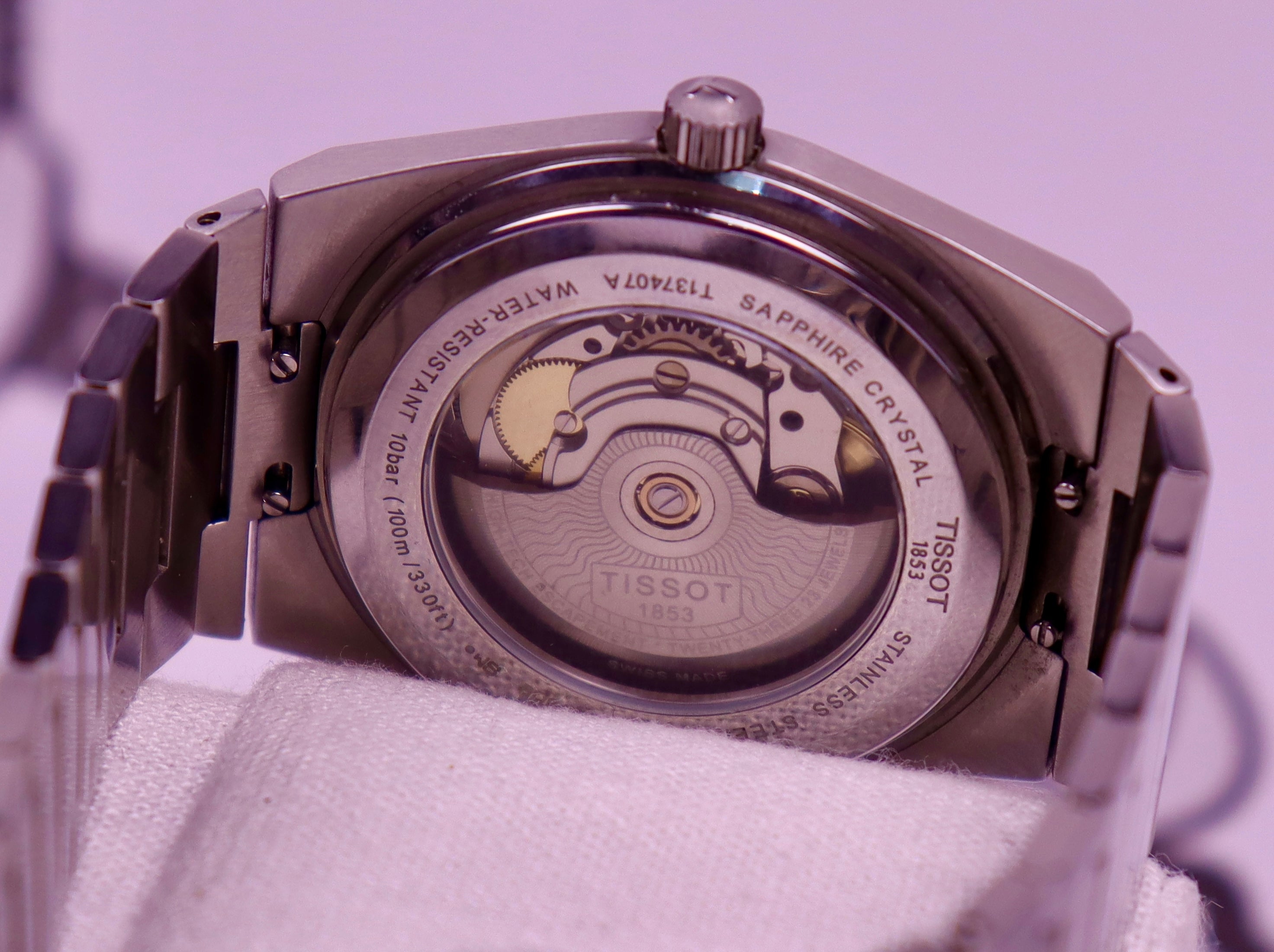 Case #495 — Tissot PRX Auto - Ice Blue Ref. T137407A