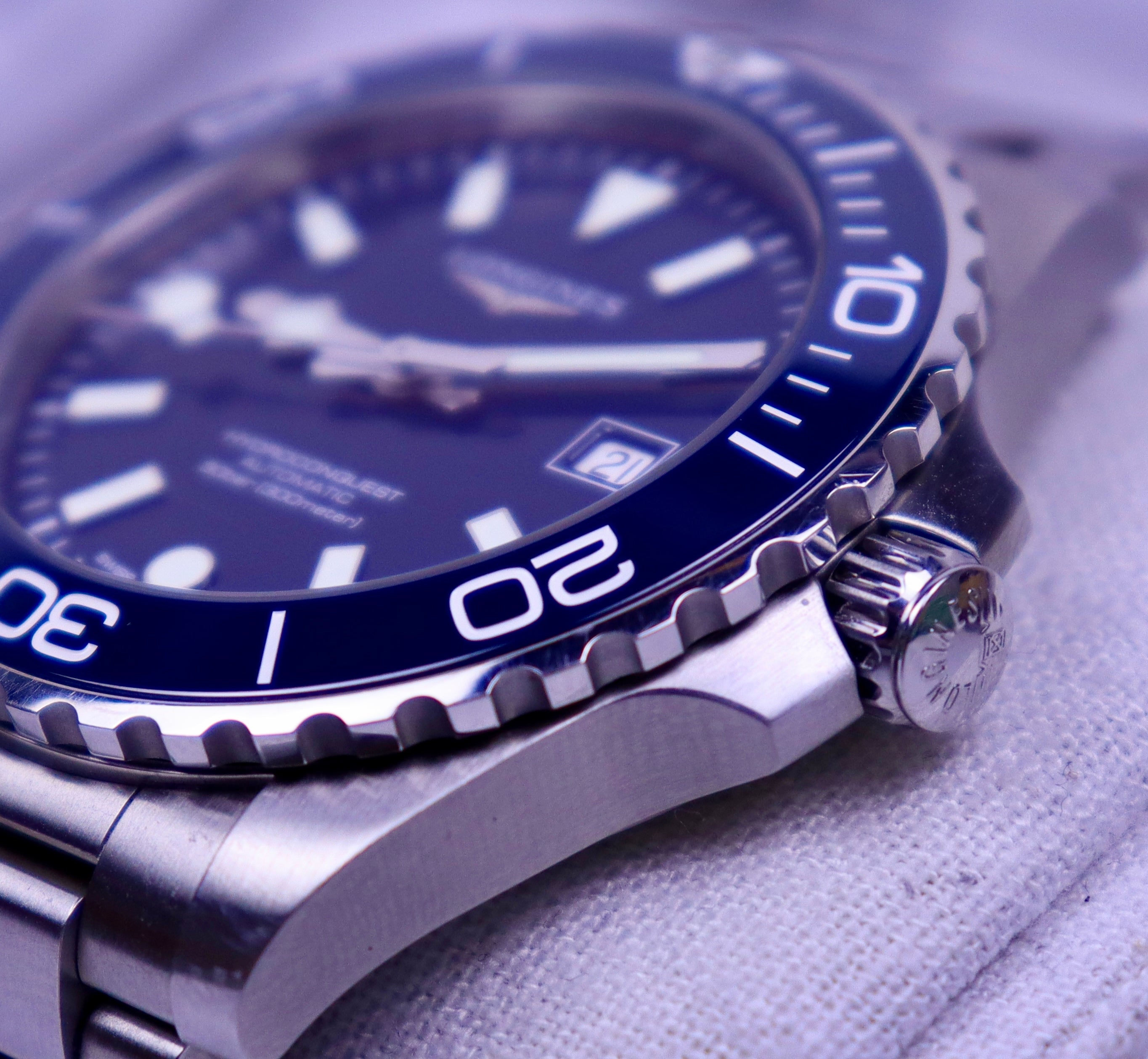 Case #529 — Longines Hydroconquest 42 MM (Blue) Ref. L3.788.4.96.6