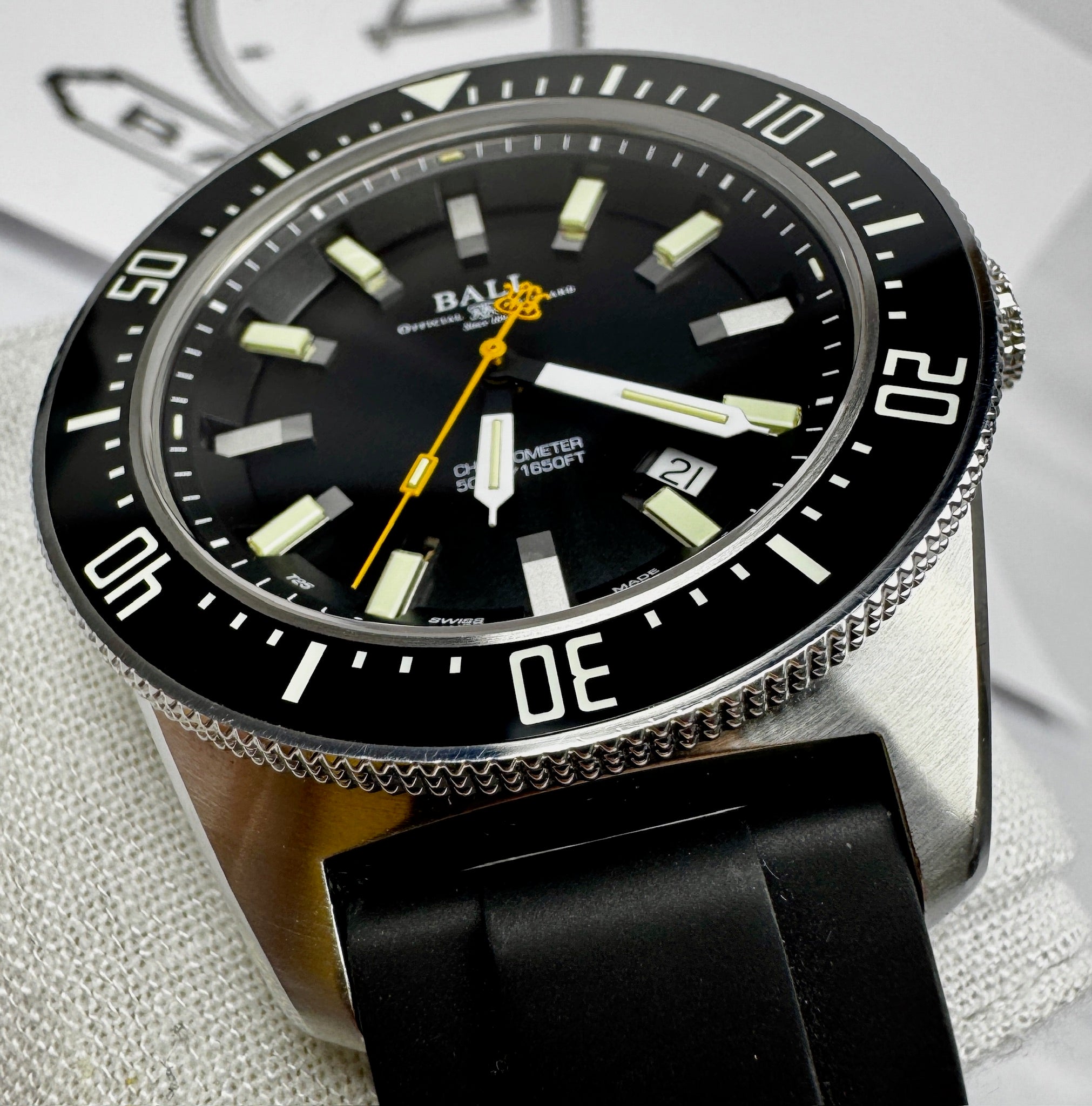 Case #66 — Ball Engineer Master II Skindiver II DM3108A-S1CJ-BK (Full Kit)