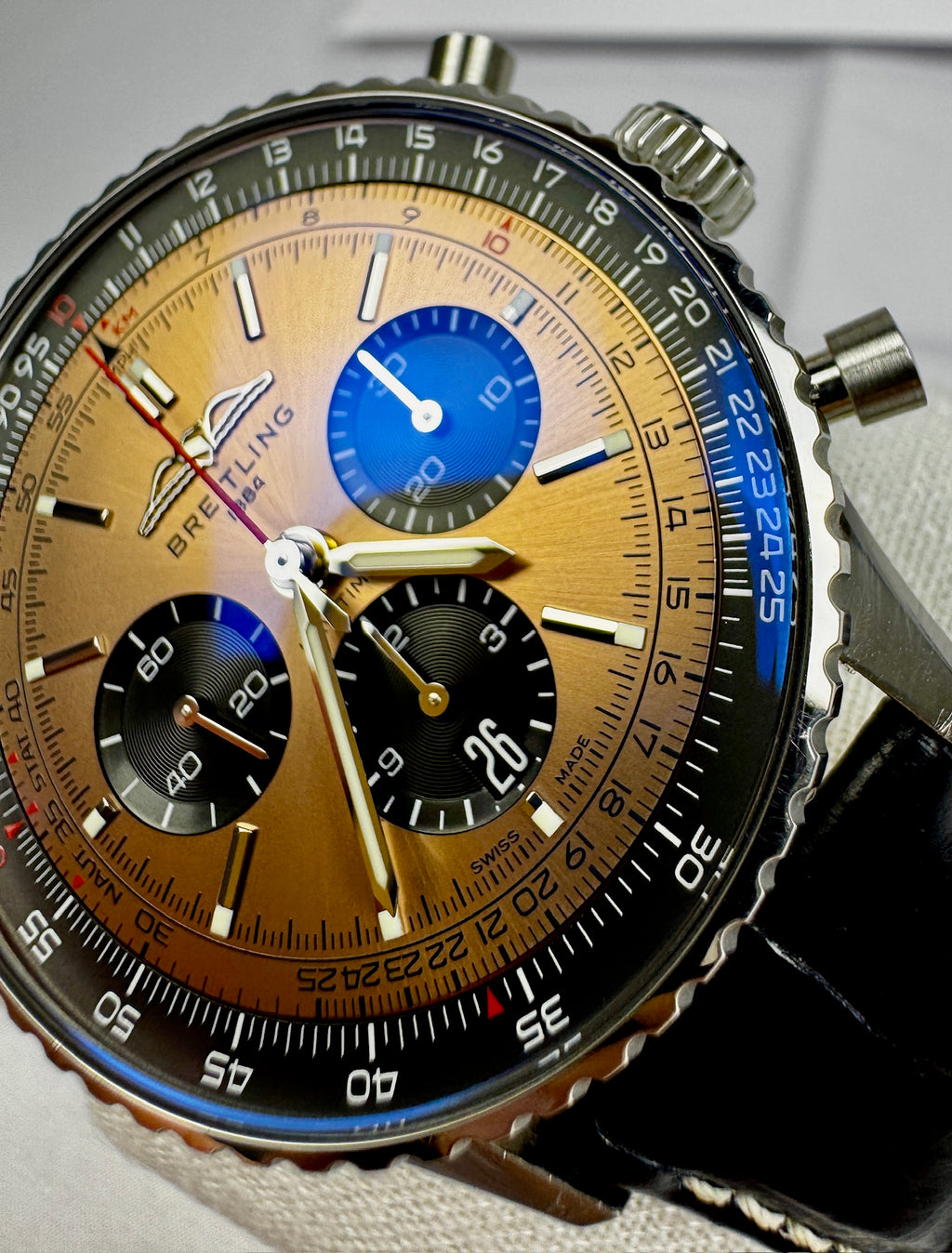 Case #61 — Breitling Navitimer AB0138241K1P1 (Copper Dial)