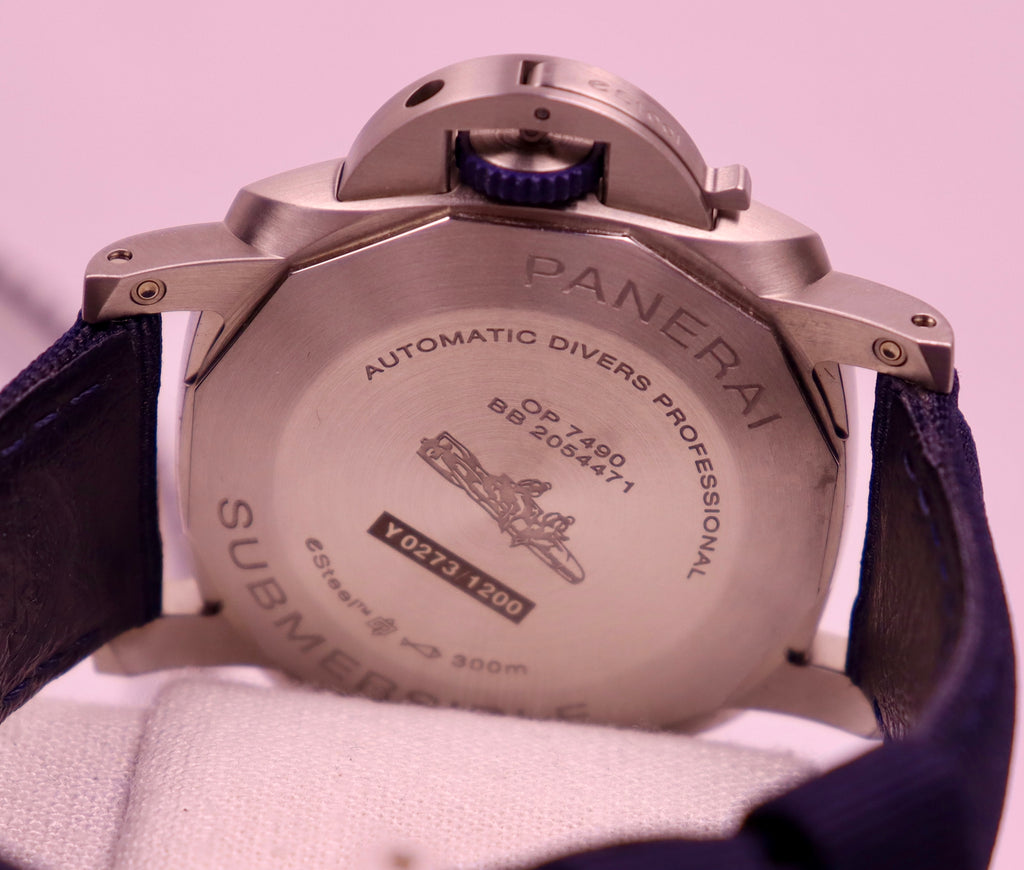 Case #538 — Panerai Panerai Submersible - eSteel Blu Profondo Ref. PAM01289