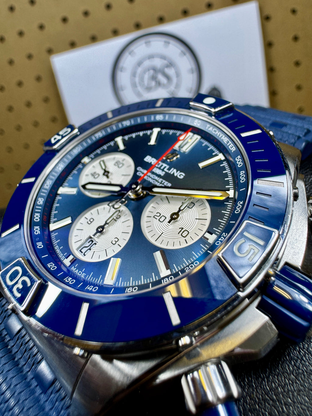 Pre-Owned Breitling Super Chronomat B01 44 – Blue Dial - Ref. AB0136161C1S1-PO