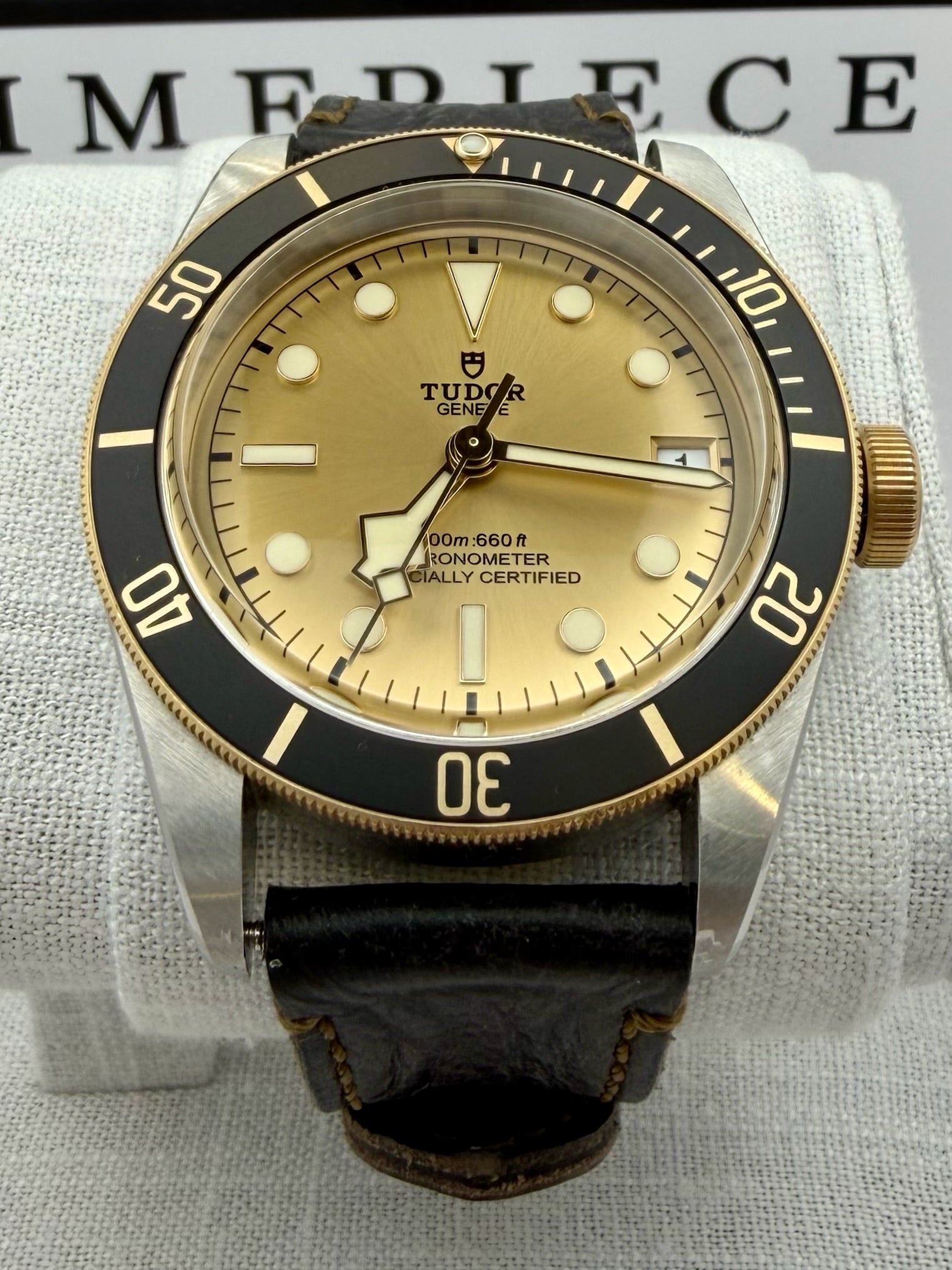 Case #107: Tudor Black Bay Heritage Two-Tone Champagne Dial 79733N