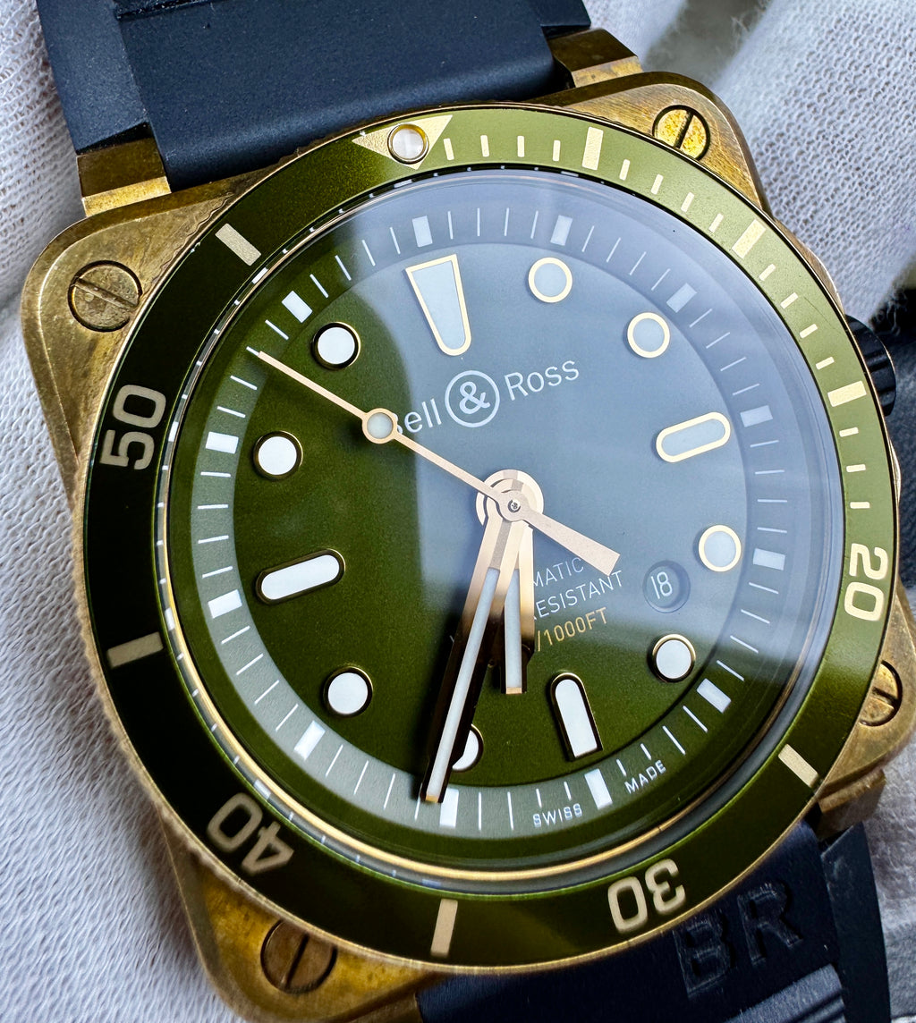 Bell & Ross Diver Bronze Green - Ref. BR0392-D-G-BR/SCA - Limited Edition