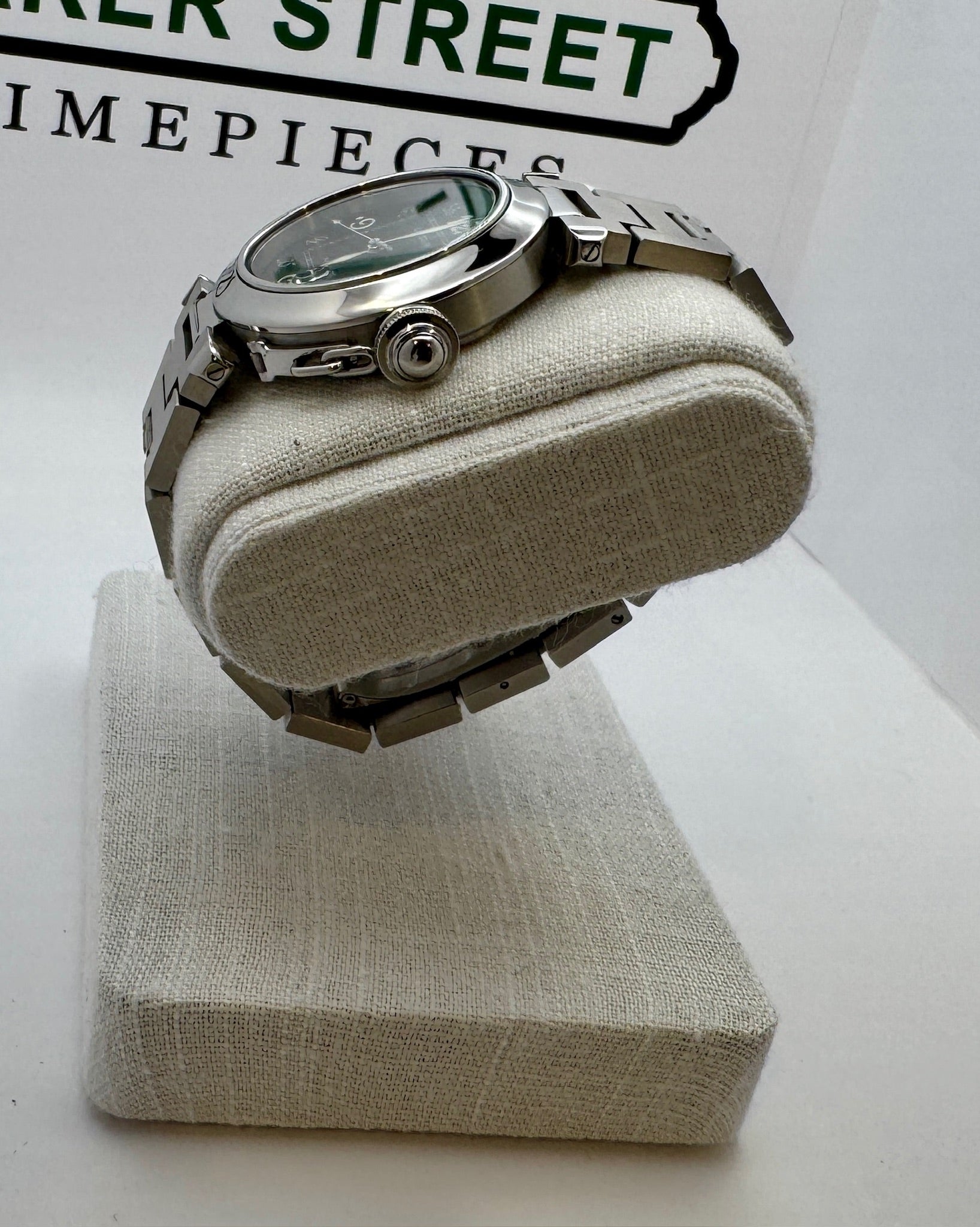 Case #110 — Cartier Pasha 35mm Black Dial Automatic Ref. W31043M