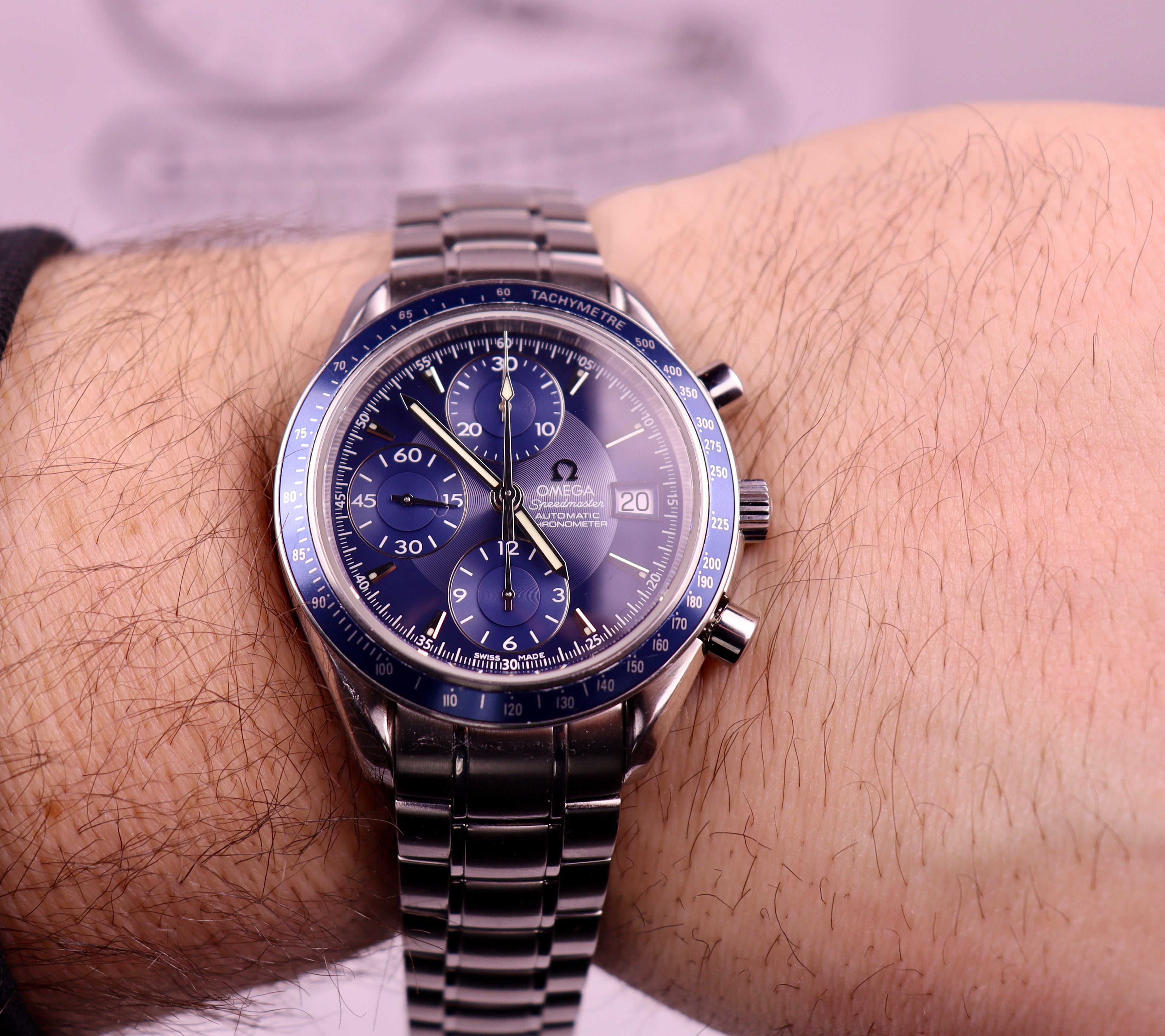 Case #288 — Omega Speedmaster Date Blue Ref. 3212.80.00