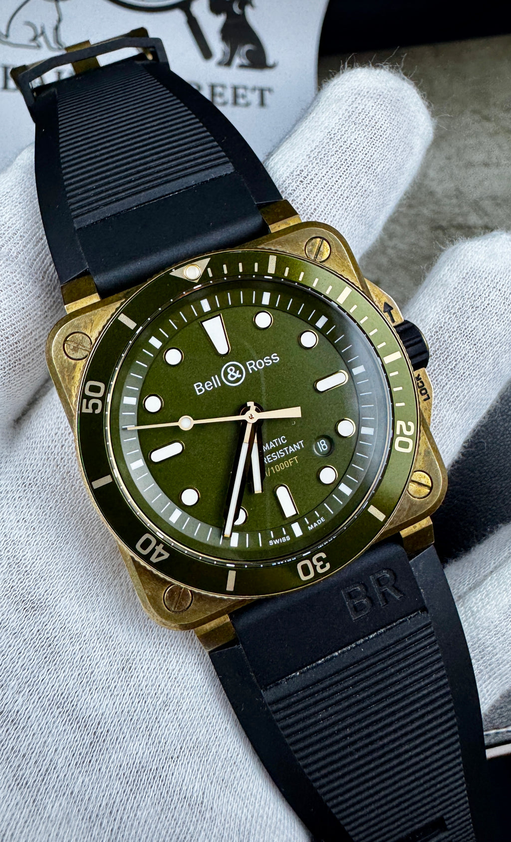 Bell & Ross Diver Bronze Green - Ref. BR0392-D-G-BR/SCA - Limited Edition